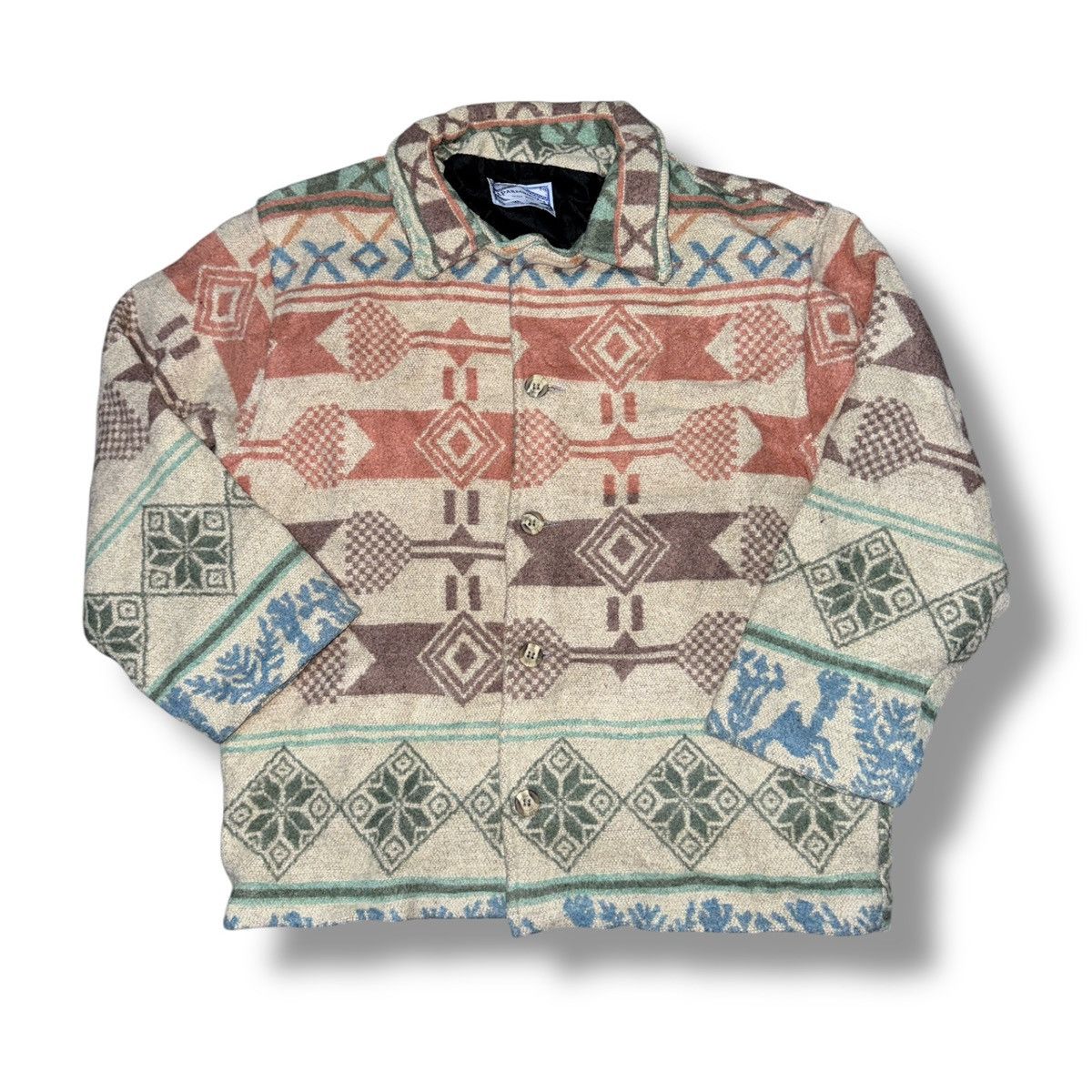 Japanese Brand Vintage Aparachicola navajo style jacket Size US L / EU 52-54 / 3 - 1 Thumbnail
