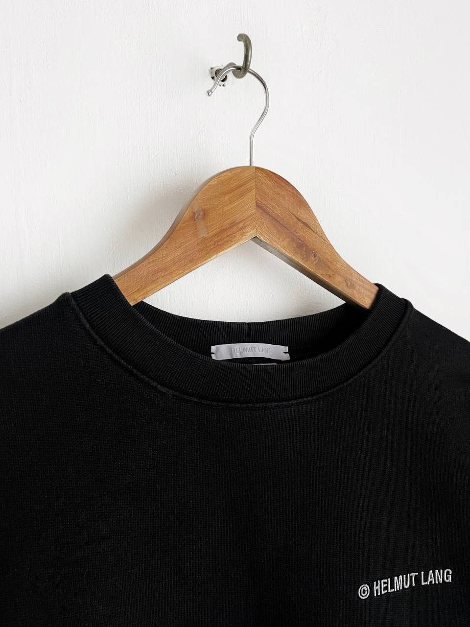 Helmut Lang Helmut lang sweatshirt men cotton black logo XS Size US XS / EU 42 / 0 - 5 Thumbnail