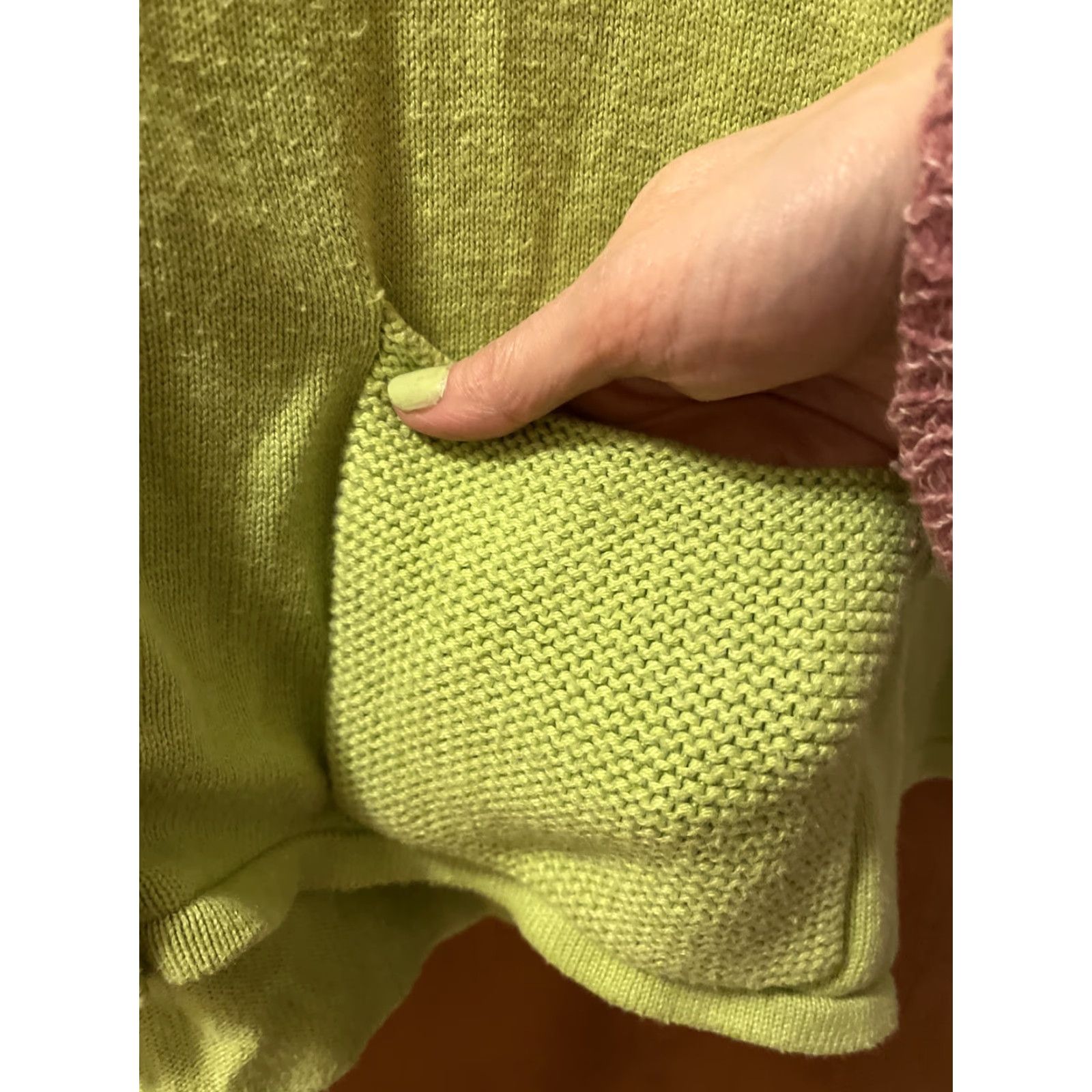 J. Jill J. Jill Women's Cardigan Sweater Small Green V-Neck Knit Pockets Casual Travel Workwear Autumn Winter Size S / US 4 / IT 40 - 4 Thumbnail
