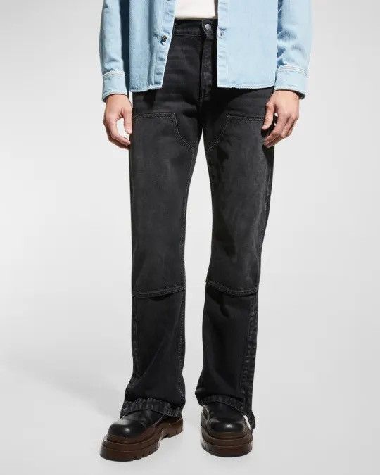 Amiri Amiri Double-Knee Denim Carpenter Pants – Aged Black Size US 32 / EU 48 - 7 Thumbnail