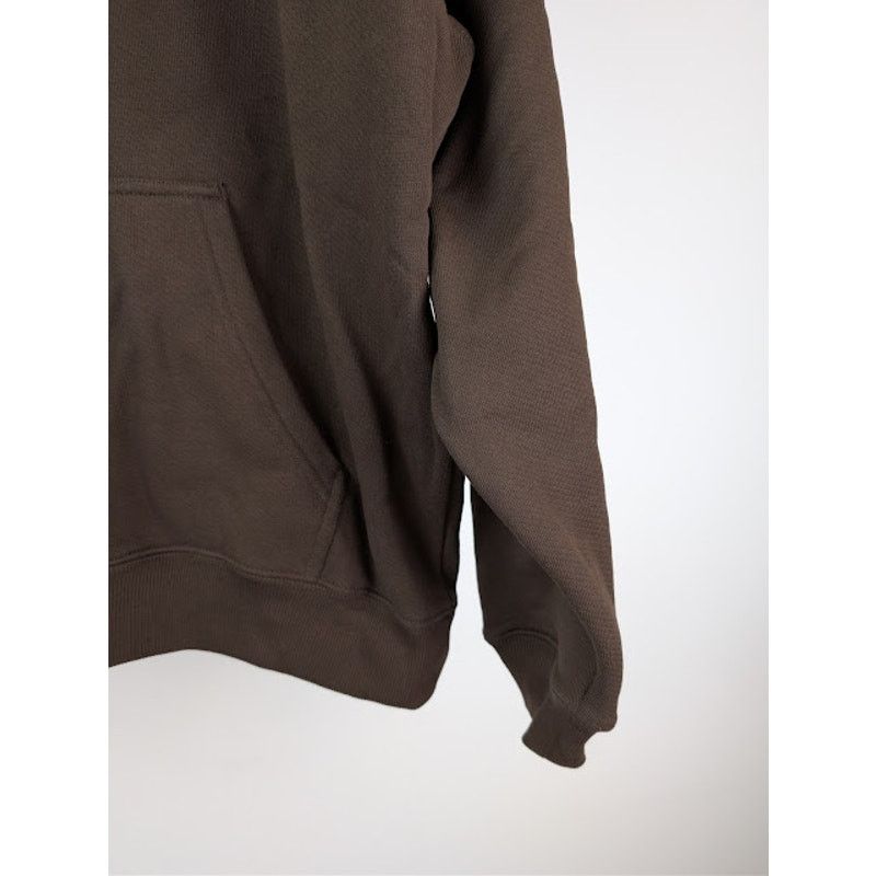 Off-White o1rshd1 Logo Skate Hoodie in Chocolate / White Size US M / EU 48-50 / 2 - 7 Thumbnail