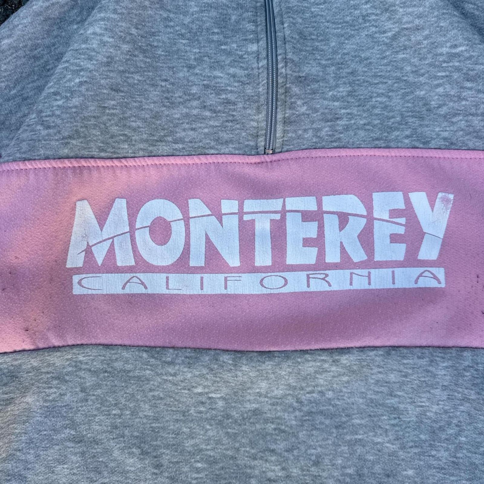 Vintage Vintage Women’s 90s Monterey Bay Quarter Zip– Size Large Size L / US 10 / IT 46 - 3 Thumbnail