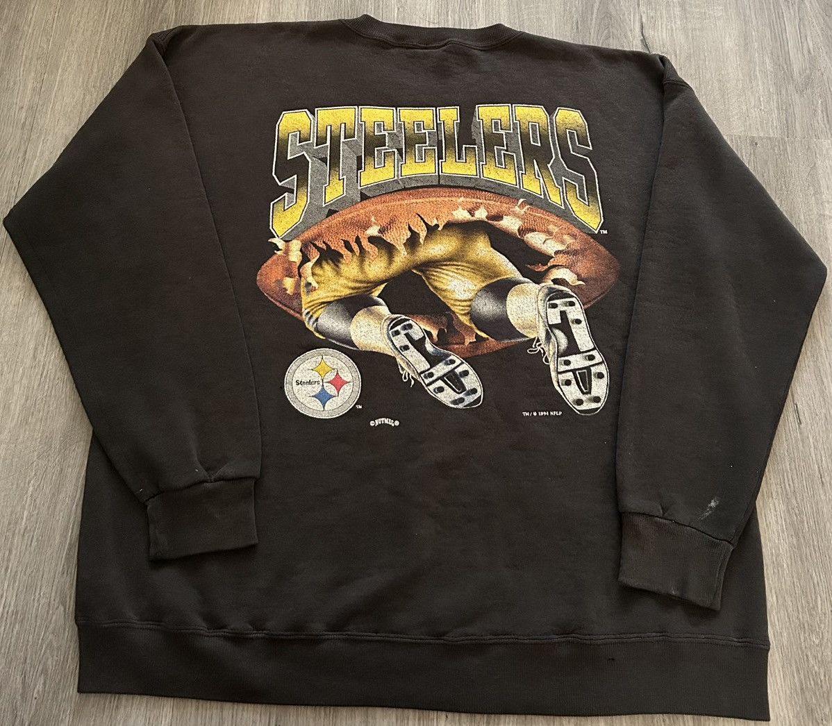 Nutmeg Vintage 1994 Pittsburgh Steelers NFL breakthrough crewneck Size US XL / EU 56 / 4 - 2 Thumbnail