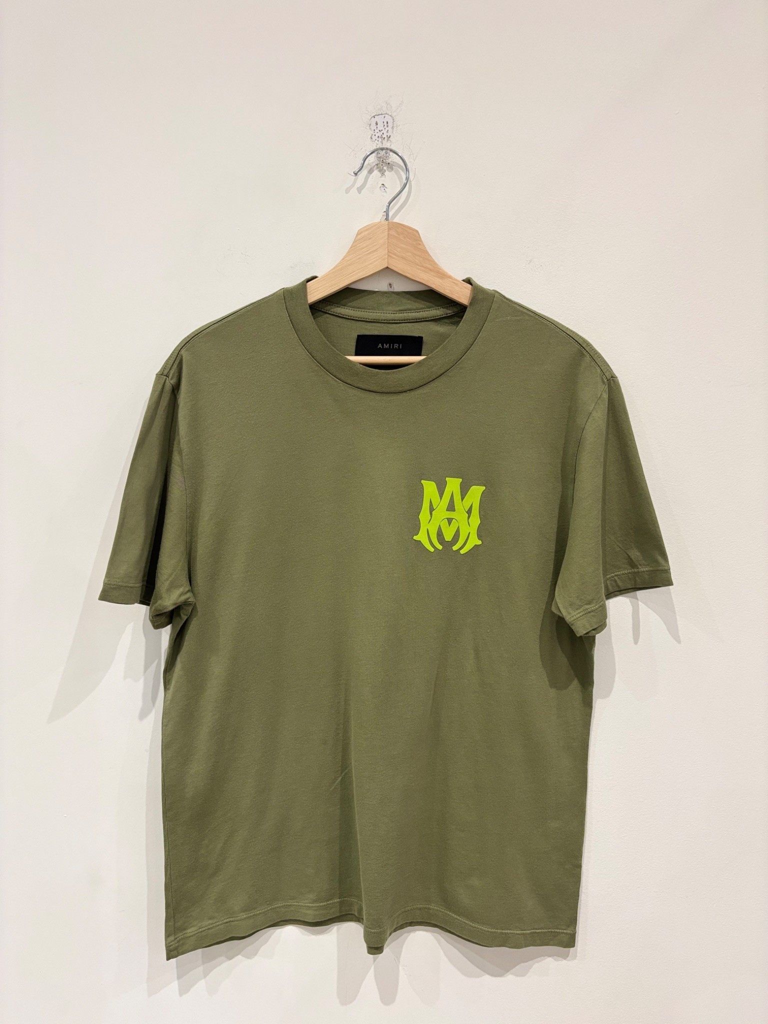 Amiri Amiri MA Logo Shirt Military Green Size US S / EU 44-46 / 1 - 1 Thumbnail