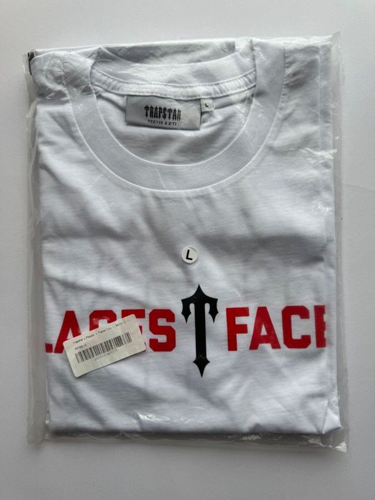 Places + Faces Trapstar X Places & Faces Collab White TShirt Grailed