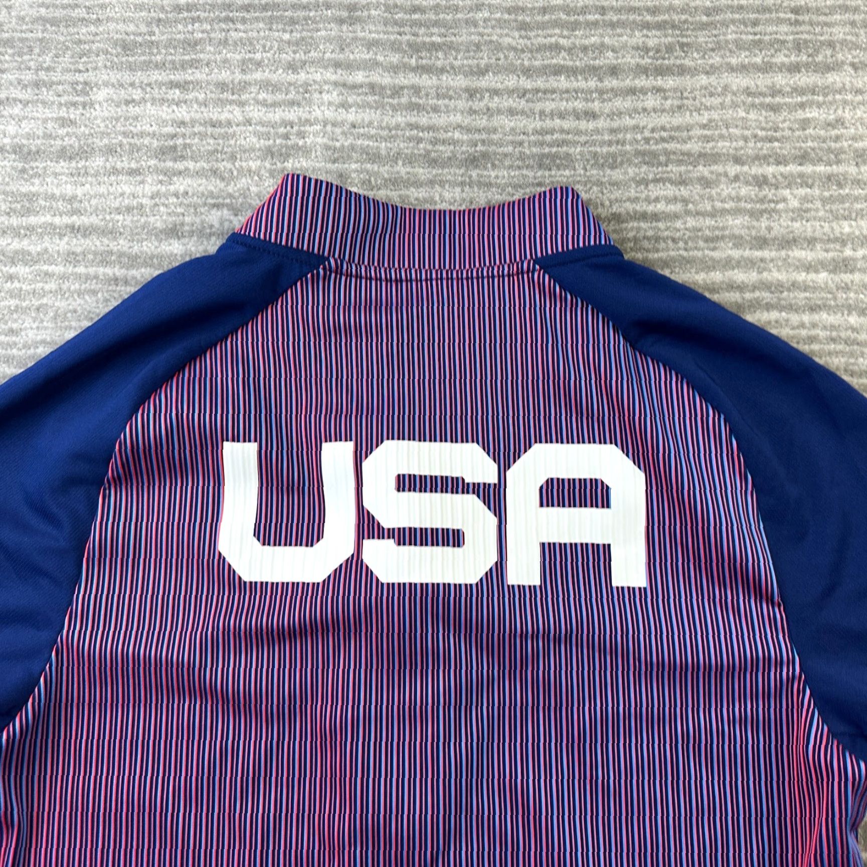 Nike Nike Pro Elite 2023 Half Zip Track Jersey Small Blue Made In USA Mens Size US S / EU 44-46 / 1 - 6 Thumbnail