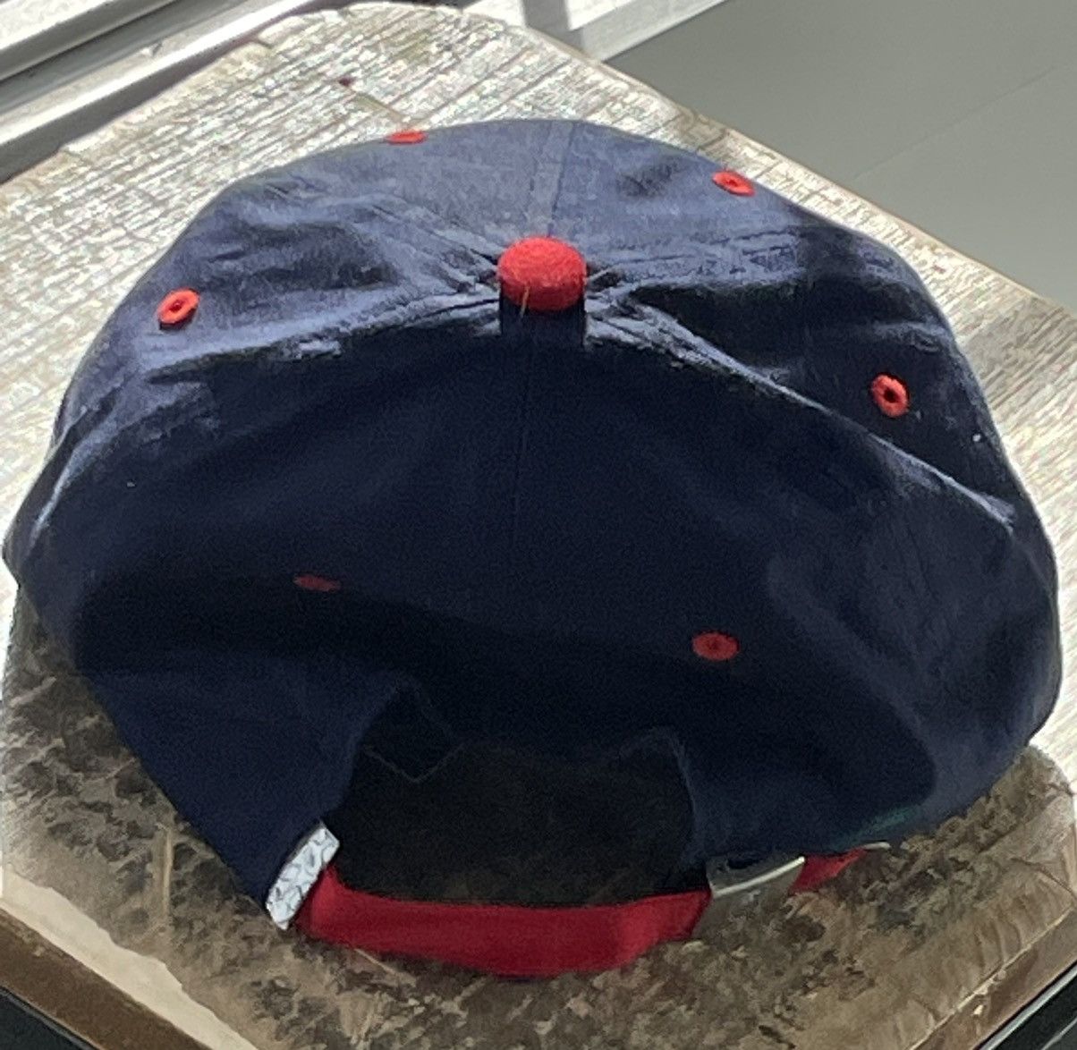 Bape BAPE College Panel Cap (SS22) Navy/Red Size ONE SIZE - 5 Thumbnail