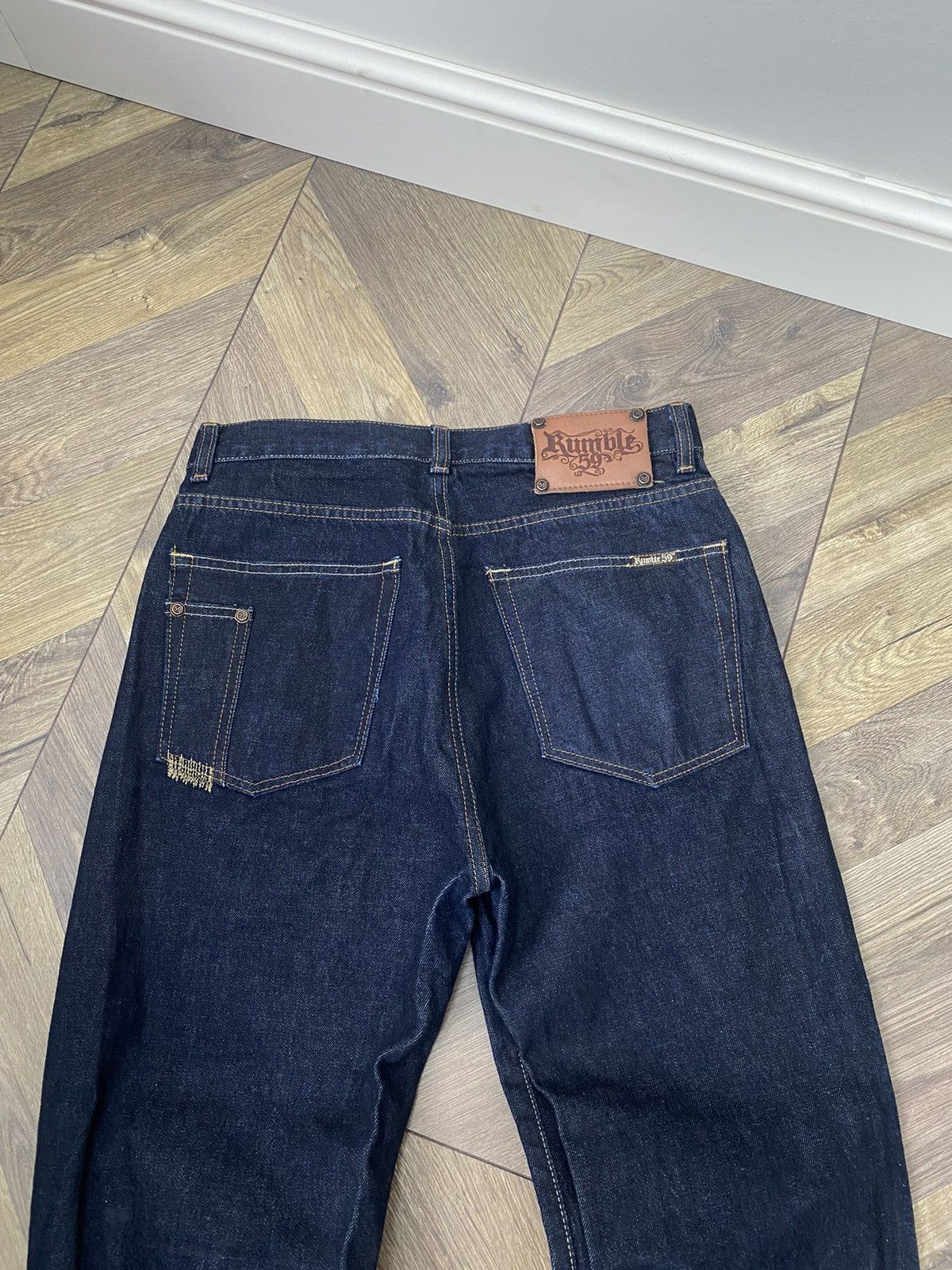 Designer × Vintage Vintage Rumble 59 Denim pants Size US 32 / EU 48 - 12 Thumbnail