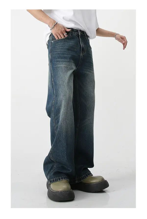 Japanese Brand VIBE Retro loose wide leg trendy denim trousers Size US 32 / EU 48 - 3 Thumbnail
