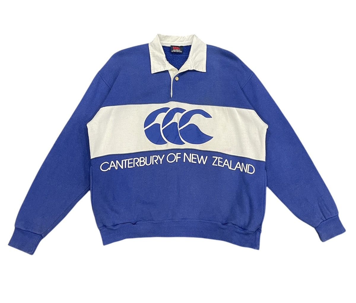 Canterbury of New Zealand × Vintage Vintage Centerbury Of New Zealand Collar Sweatshirt Size US L / EU 52-54 / 3 - 1 Thumbnail