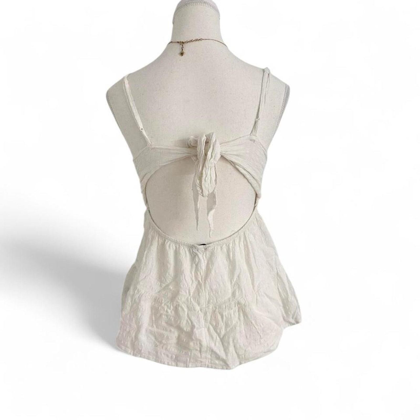 American Eagle Outfitters American Eagle Summer boho casual coquette open back size S Size S / US 4 / IT 40 - 2 Thumbnail