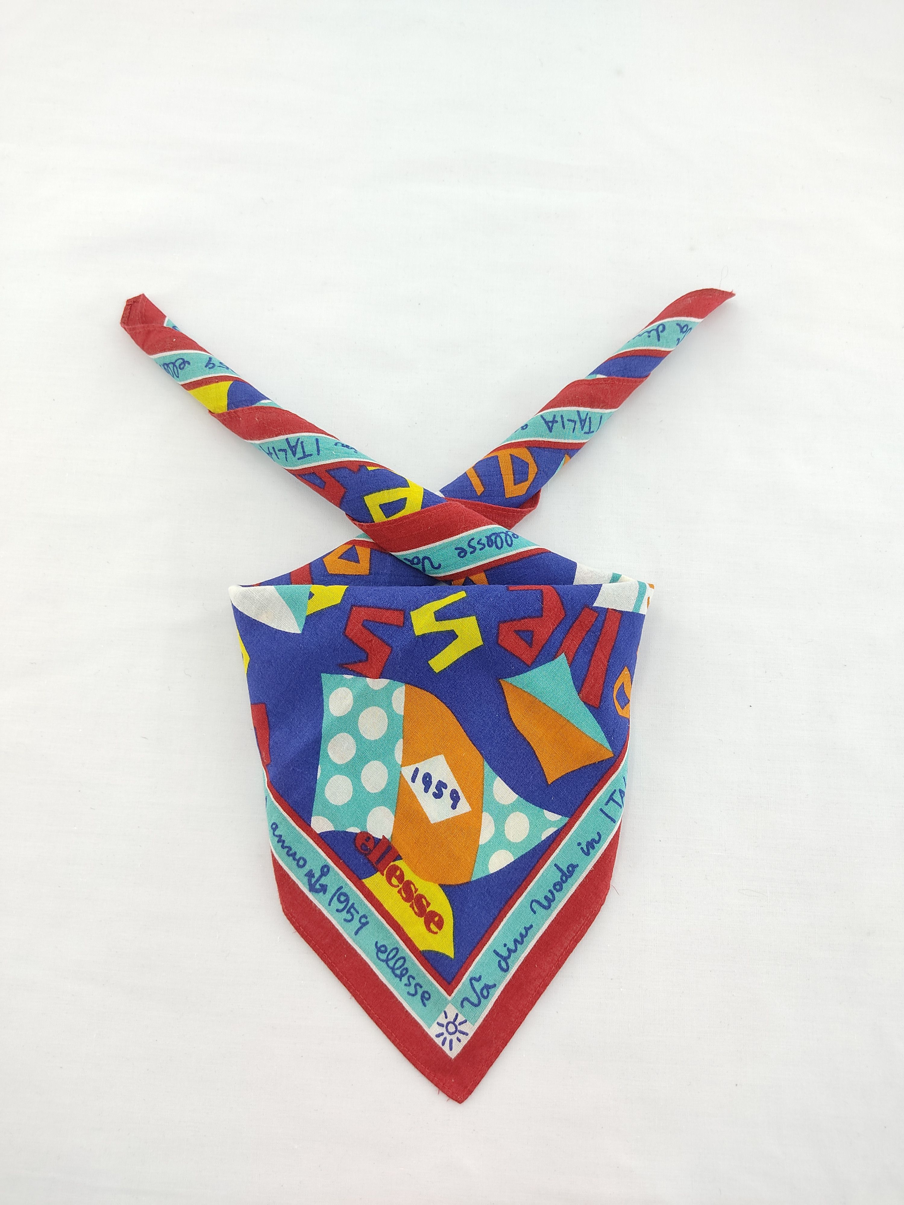 Ellesse × Vintage Vintage Ellesse Handkerchief / Neckwear / Bandana Size ONE SIZE - 1 Thumbnail