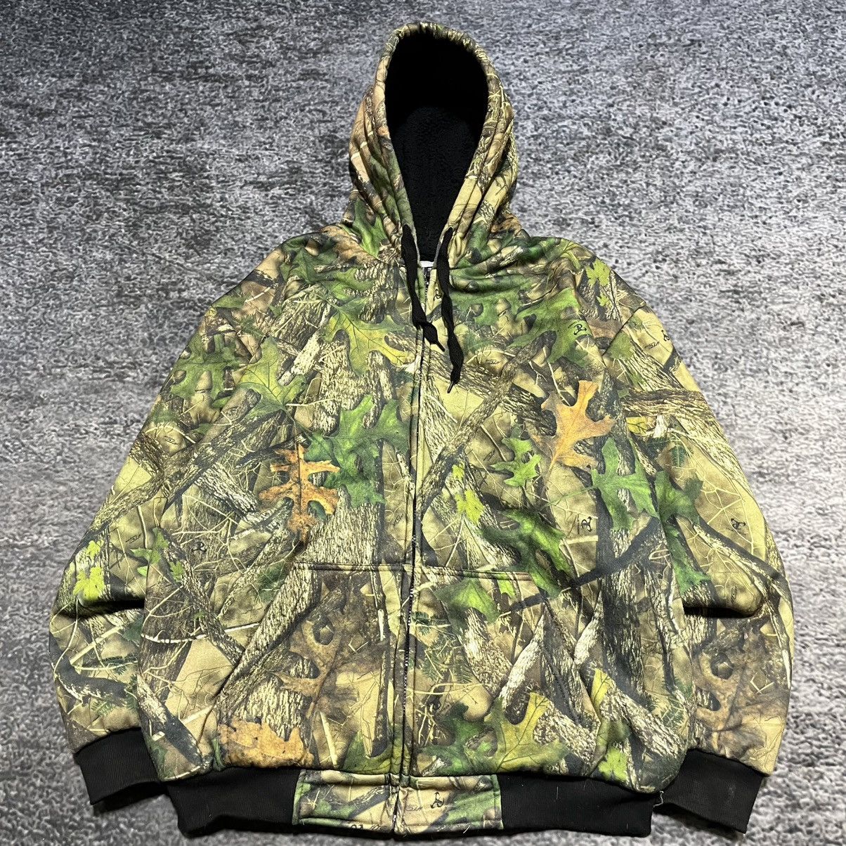 Vintage TIMBER CREEK Y2K CAMO GRUNGE SKATER ZIP UP HOODIE XL Size US XL / EU 56 / 4 - 3 Thumbnail