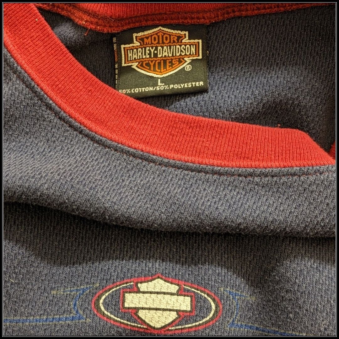Harley Davidson Vintage 1999 Harley Davidson Thermal Shirt Illinois Men's XL Size US XL / EU 56 / 4 - 6 Thumbnail