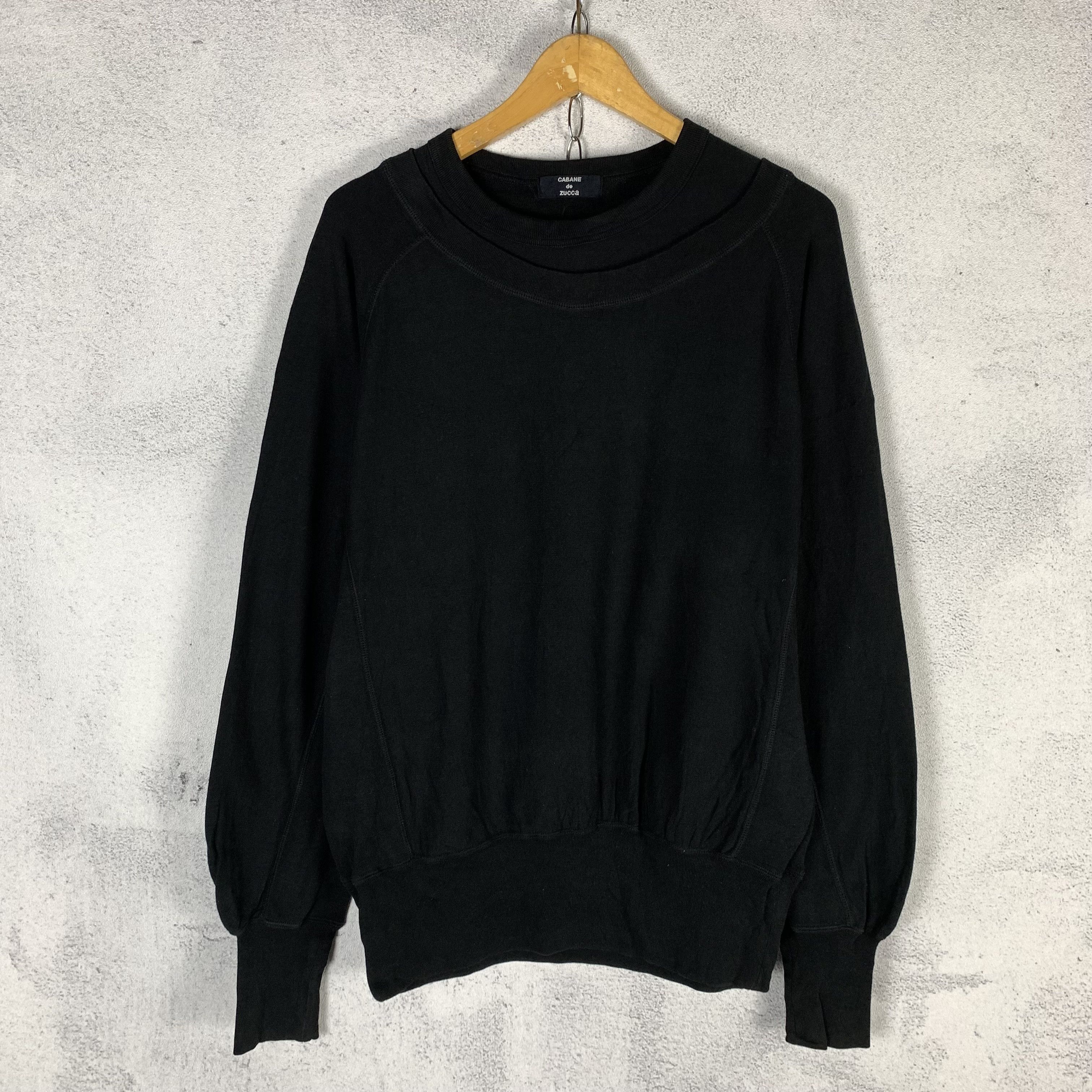 CABANE de ZUCCa Cabane De Zucca Double Neck Sweatshirt Crewneck Size US M / EU 48-50 / 2 - 1 Thumbnail