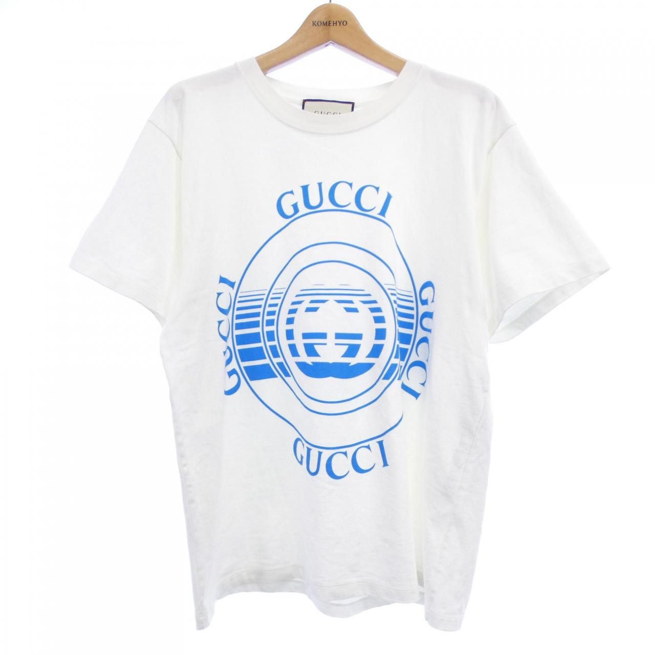 Gucci Gucci Gucci T-shirt Cotton T-Shirts 616036XJCSQ DUTY FREE for USA Size ONE SIZE - 1 Thumbnail