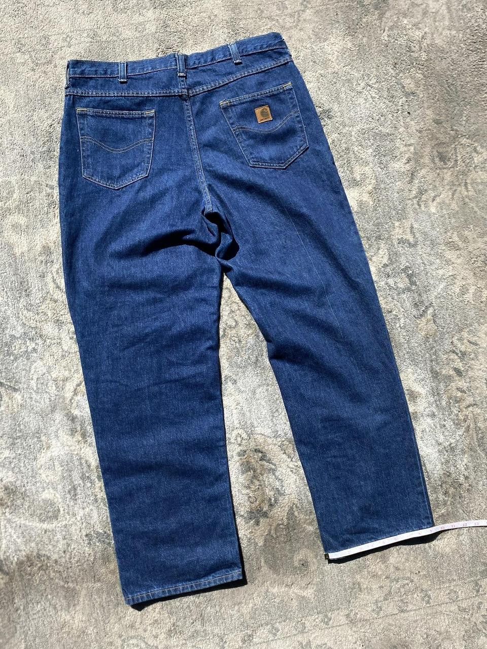 Carhartt Navy Blue Wash Vintage Carhartt Workwear 381-83 Jeans 38x32 Size US 38 / EU 54 - 5 Thumbnail