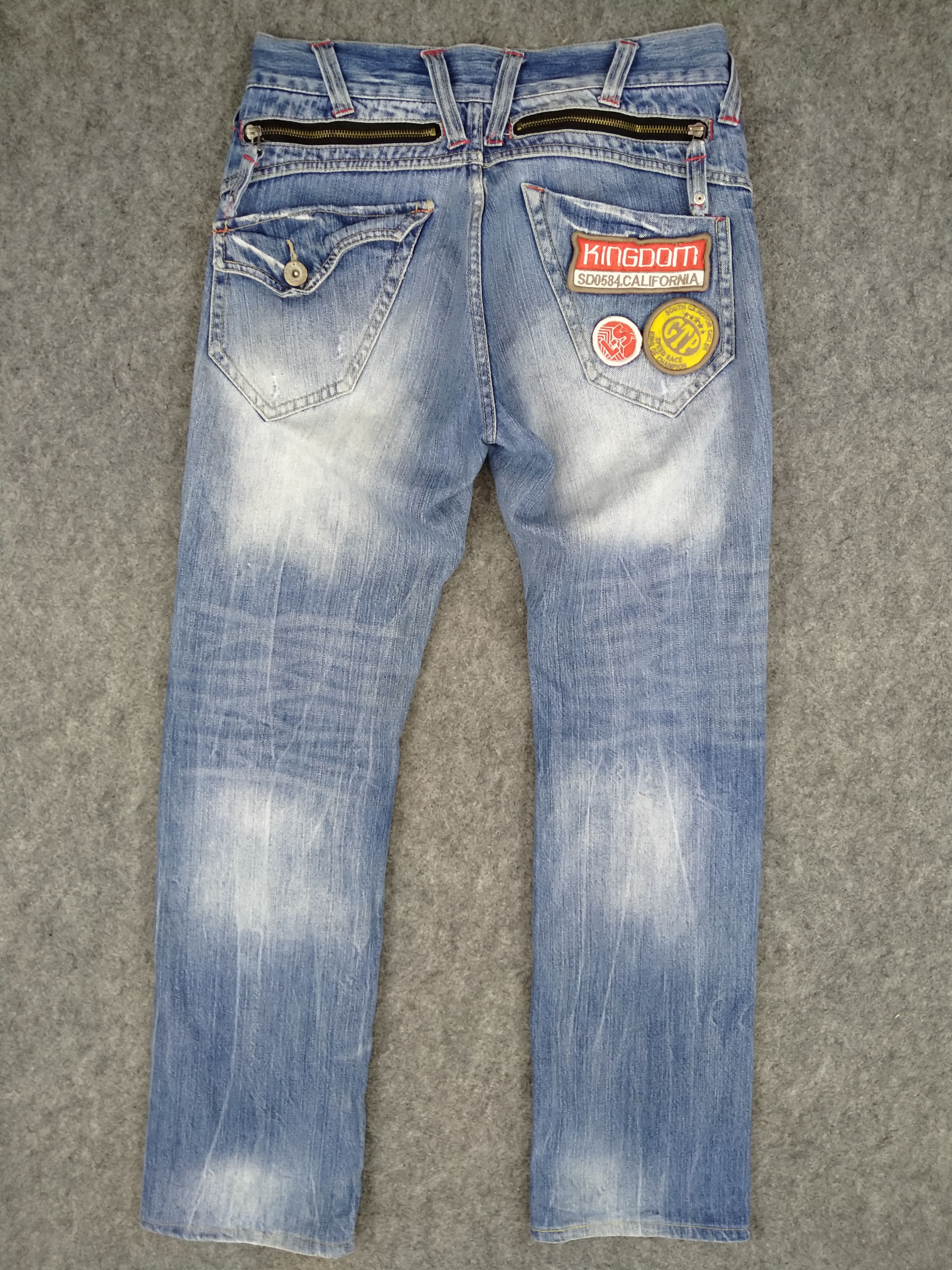 Hysteric Glamour Lucky Store Japanese Brand Distressed Patch 31x31 JN043 Size US 31 - 2 Thumbnail