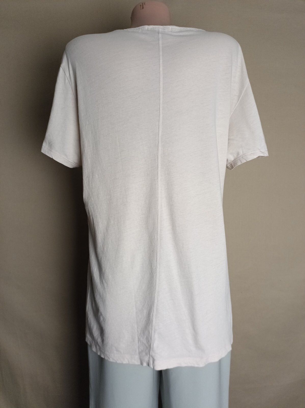 Burberry Burberry London Brit Beige V-neck Cotton T-Shirt Size XL Size XL / US 12-14 / IT 48-50 - 5 Thumbnail