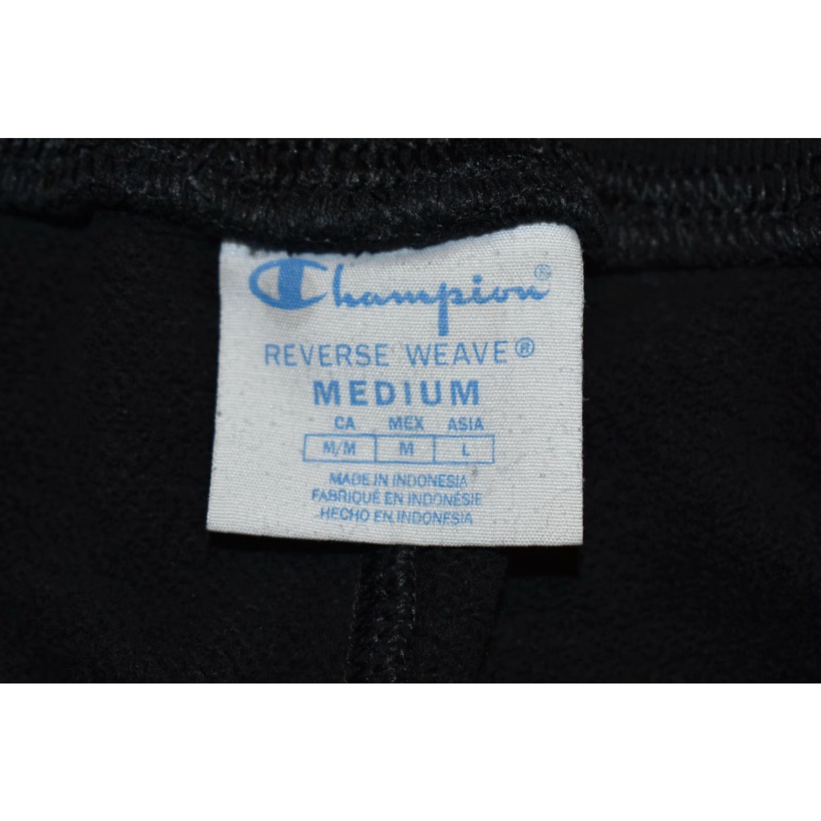 Champion Champion Sweatpants Joggers Black Unisex Adults Small Regular Inseam 30in Tapered Elastic Waist Pockets Heavyweight Cotton Blend Joggers Size 28" / US 6 / IT 42 - 7 Thumbnail