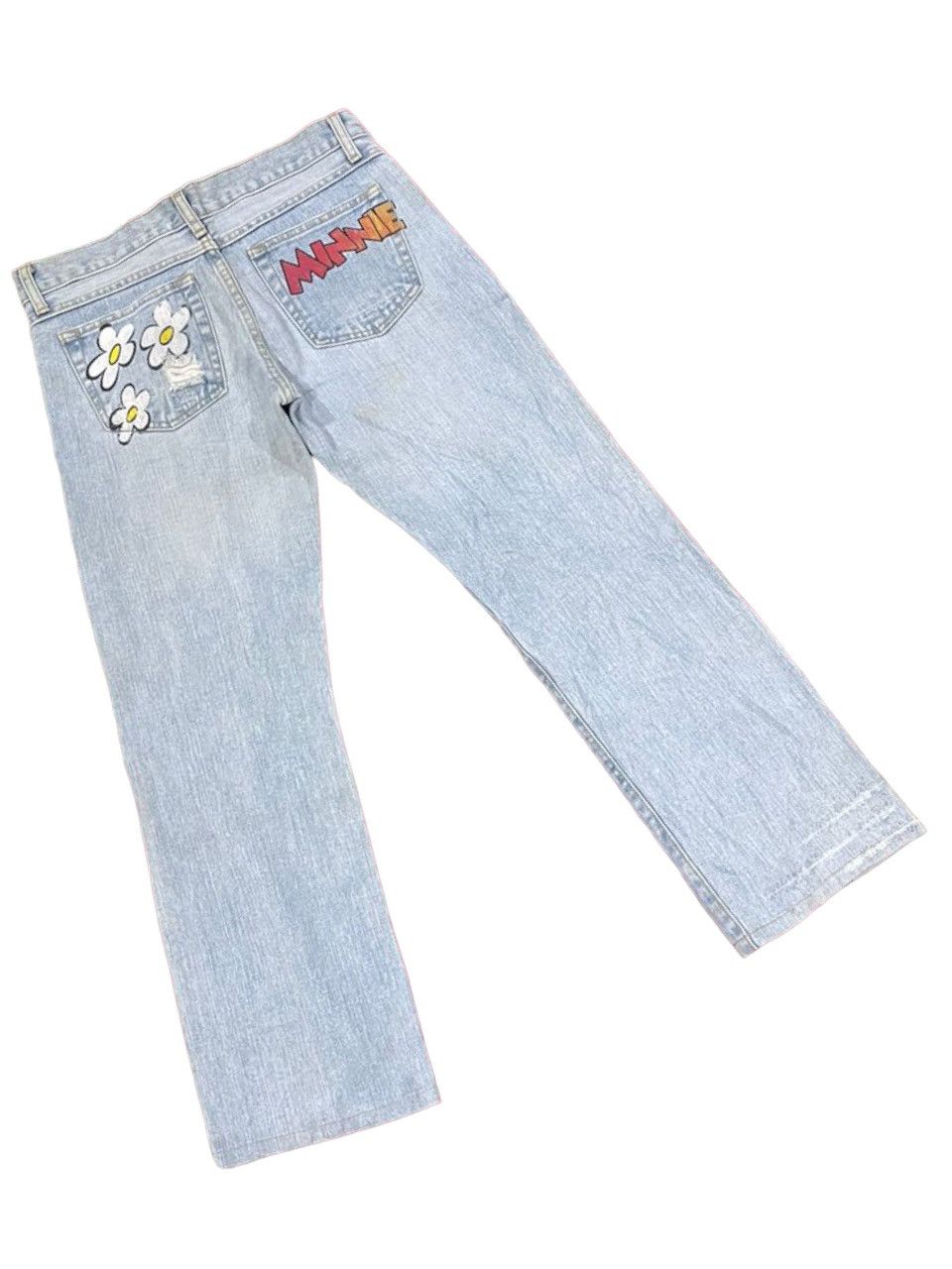 If Six Was Nine × Le Grande Bleu (L.G.B.) Disney x International World Jeans Japan Painter Minnie Jean Size US 32 / EU 48 - 13 Thumbnail