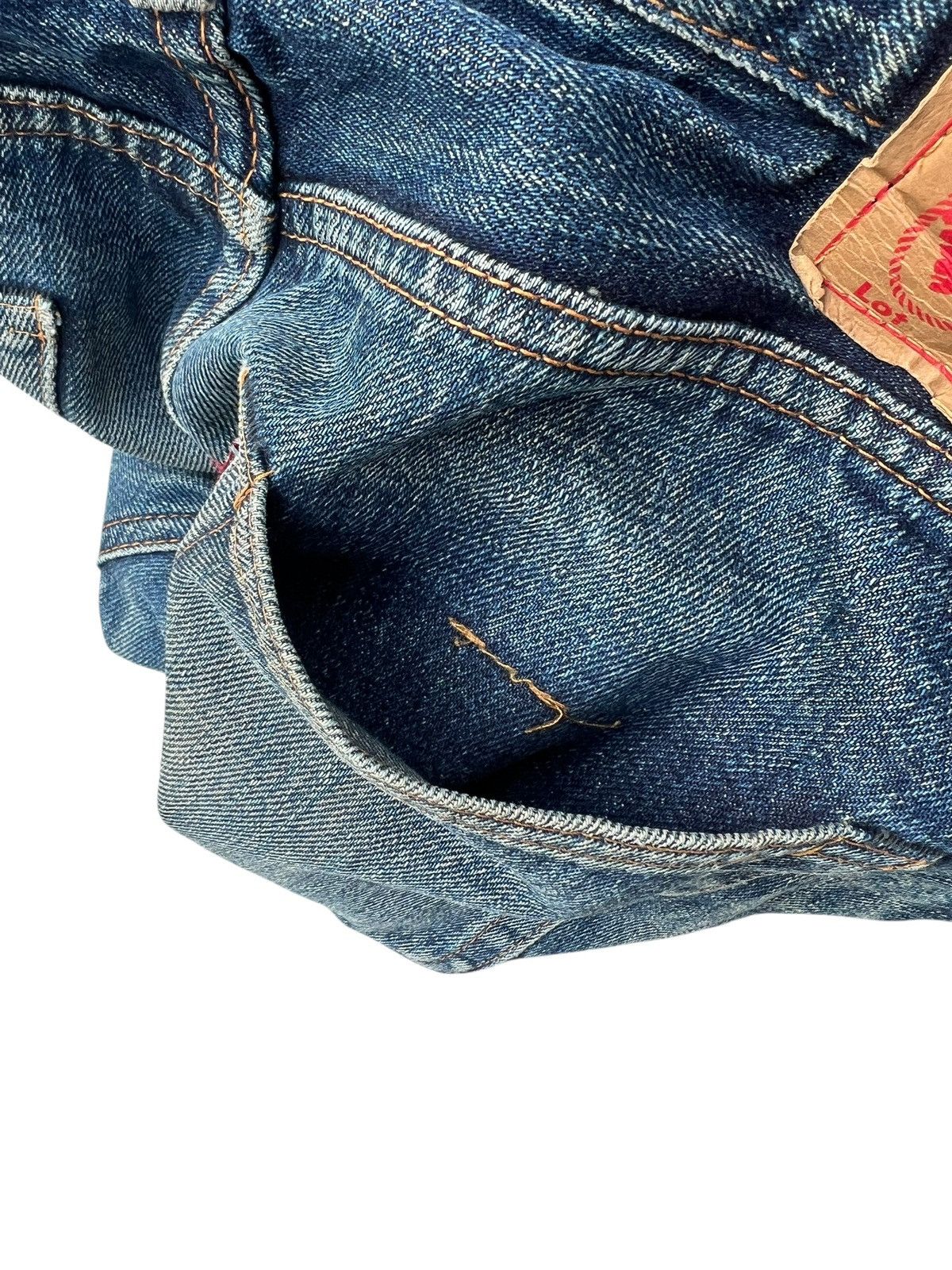 Denime Vintage DENIME Japan Dirty Mud Denim Selvedge Jeans Size US 31 - 23 Thumbnail