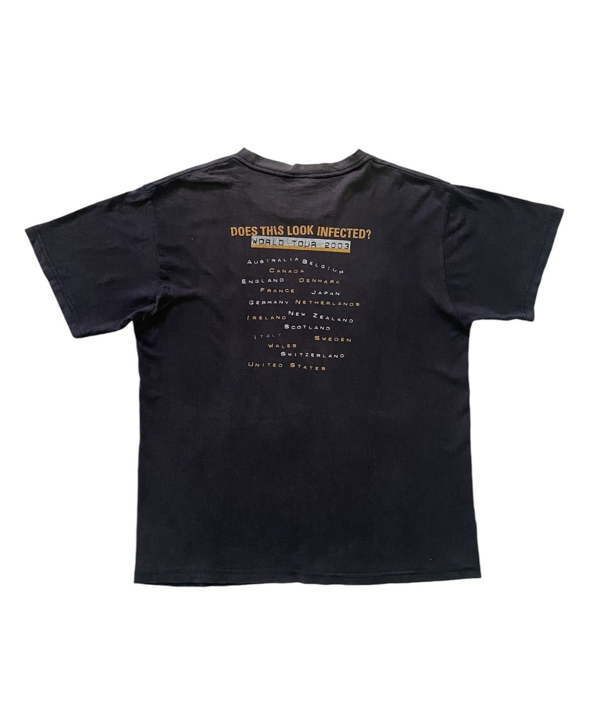 Band Tees Vintage Sum 41 Rock Band World Tour 2003 T Shirt Size US L / EU 52-54 / 3 - 2 Thumbnail