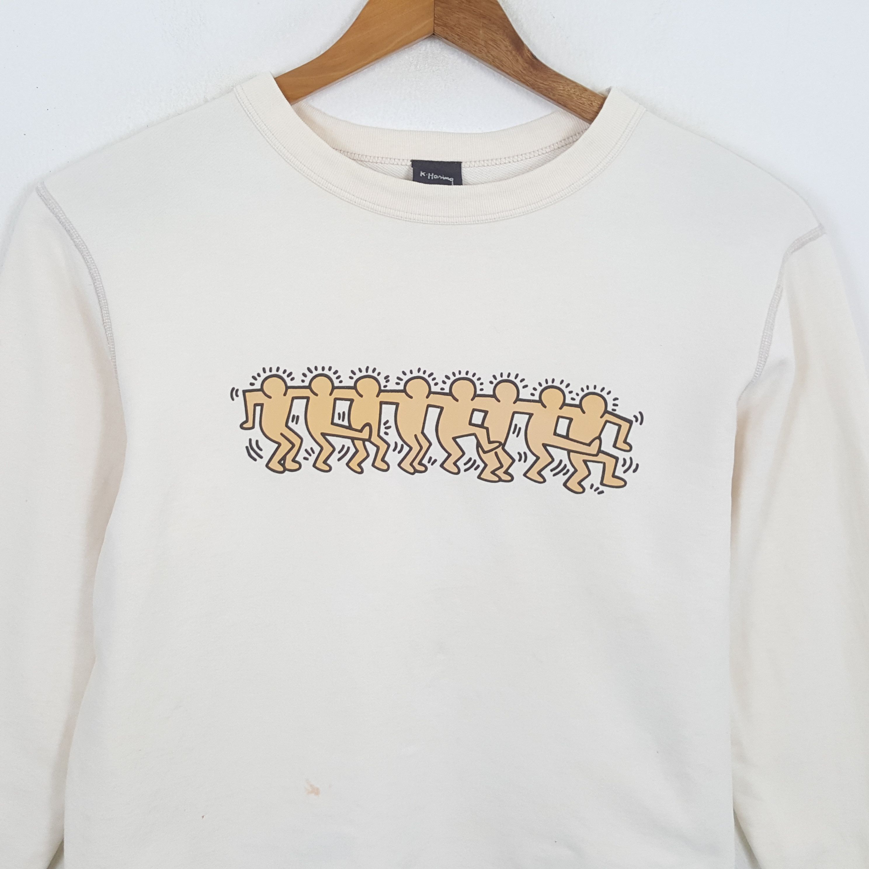 Keith Haring × Vintage Vintage KEITH HARING American Art Artist Promo Sweatshirts Size US L / EU 52-54 / 3 - 2 Thumbnail