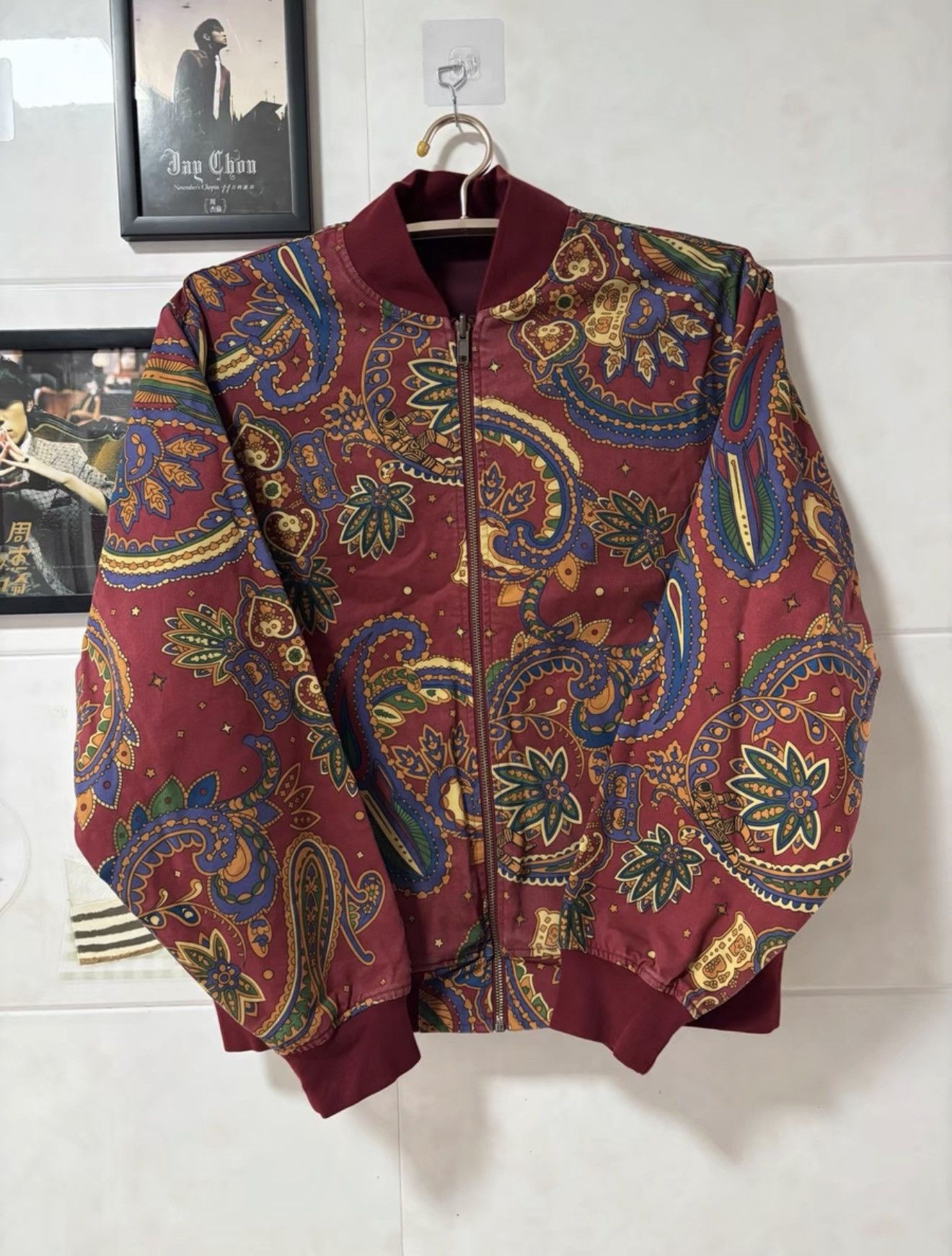 Billionaire Boys Club BBC ICECREAM Reversible Burgundy Jacket Size US L / EU 52-54 / 3 - 4 Thumbnail