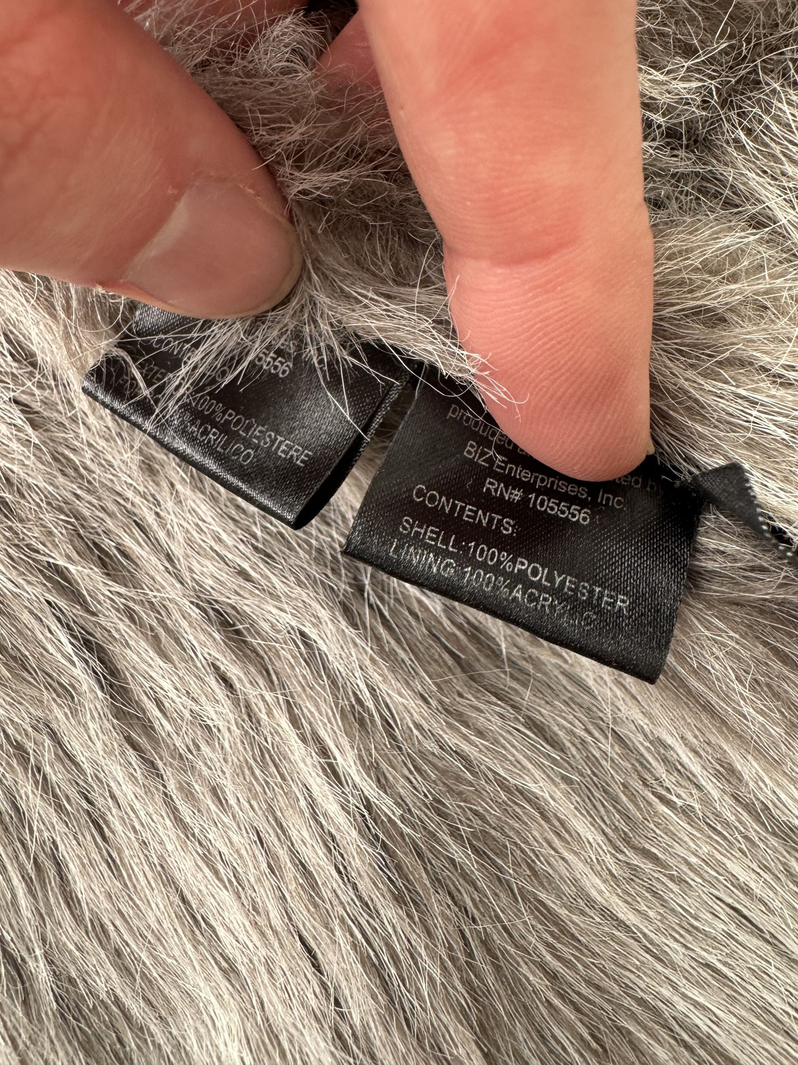 Other Vintage Amazing Faux Fur Coat With Belt Size M / US 6-8 / IT 42-44 - 7 Thumbnail