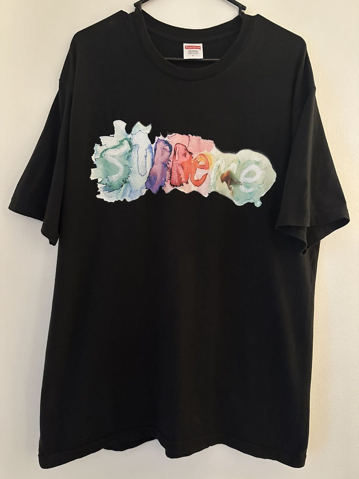 Supreme Supreme Watercolor Tee Size US L / EU 52-54 / 3 - 1 Thumbnail