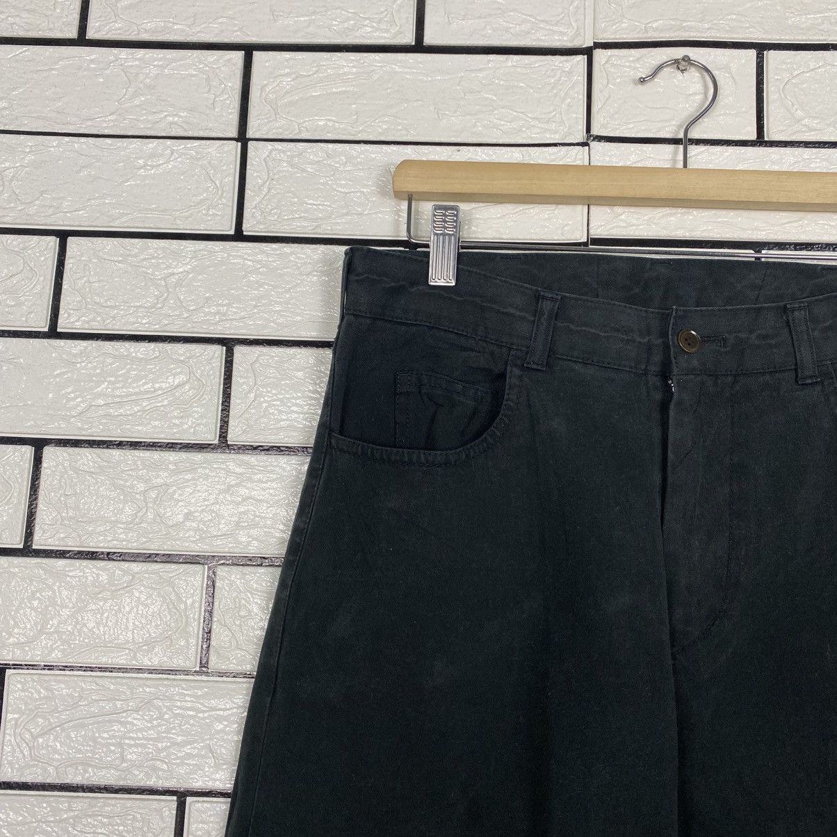Katharine Hamnett London 📌Vintage Biker Pants Katharine Hamnett London Bondage Size US 31 - 8 Thumbnail