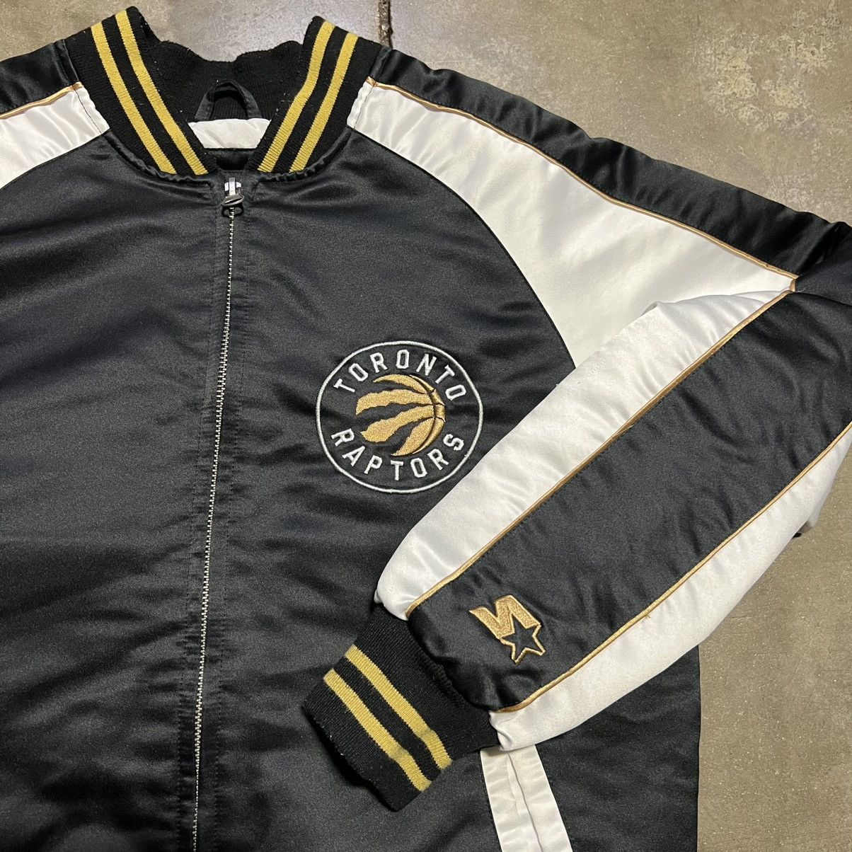 Starter Vintage Toronto Raptors Starter Satin Bomber Jacket Varsity Size US S / EU 44-46 / 1 - 6 Thumbnail