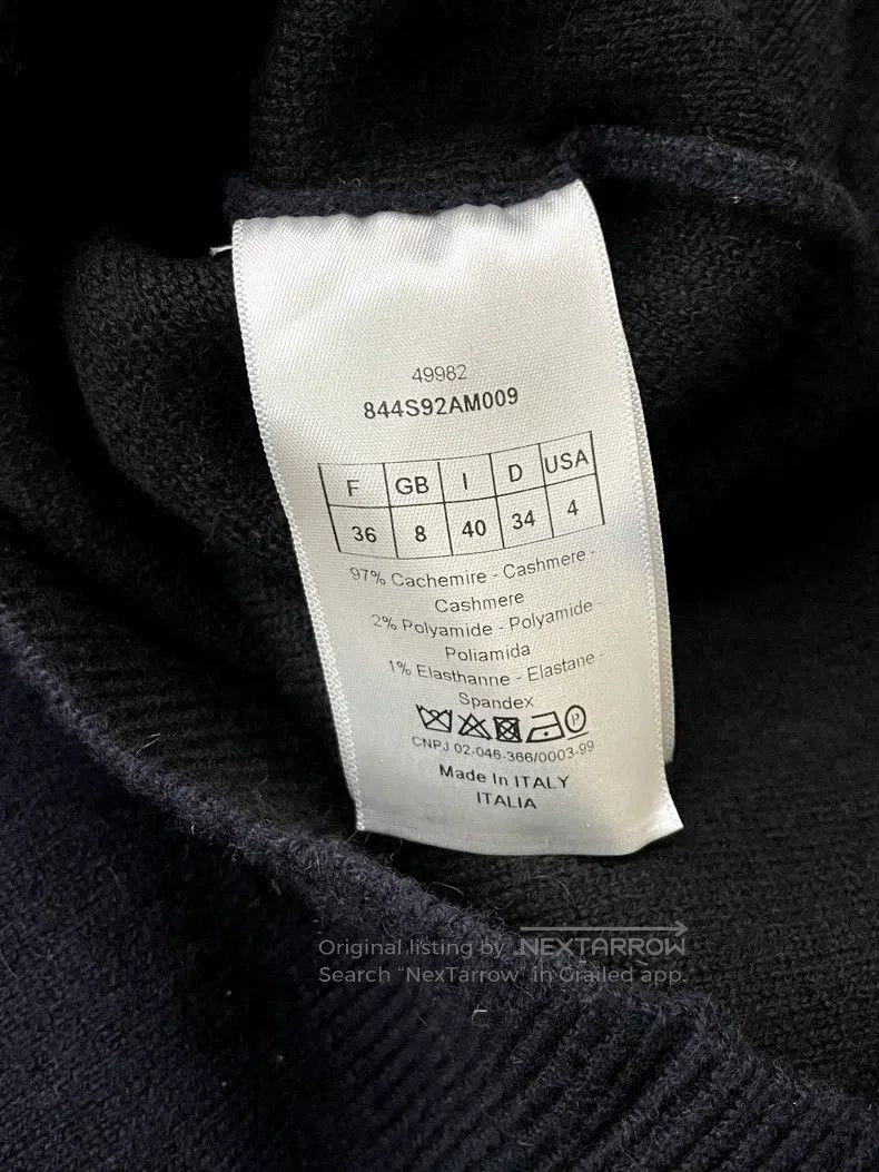 Dior Dior Dark blue back 8-character letter hooded sweatshirt Size XS / US 0-2 / IT 36-38 - 5 Thumbnail