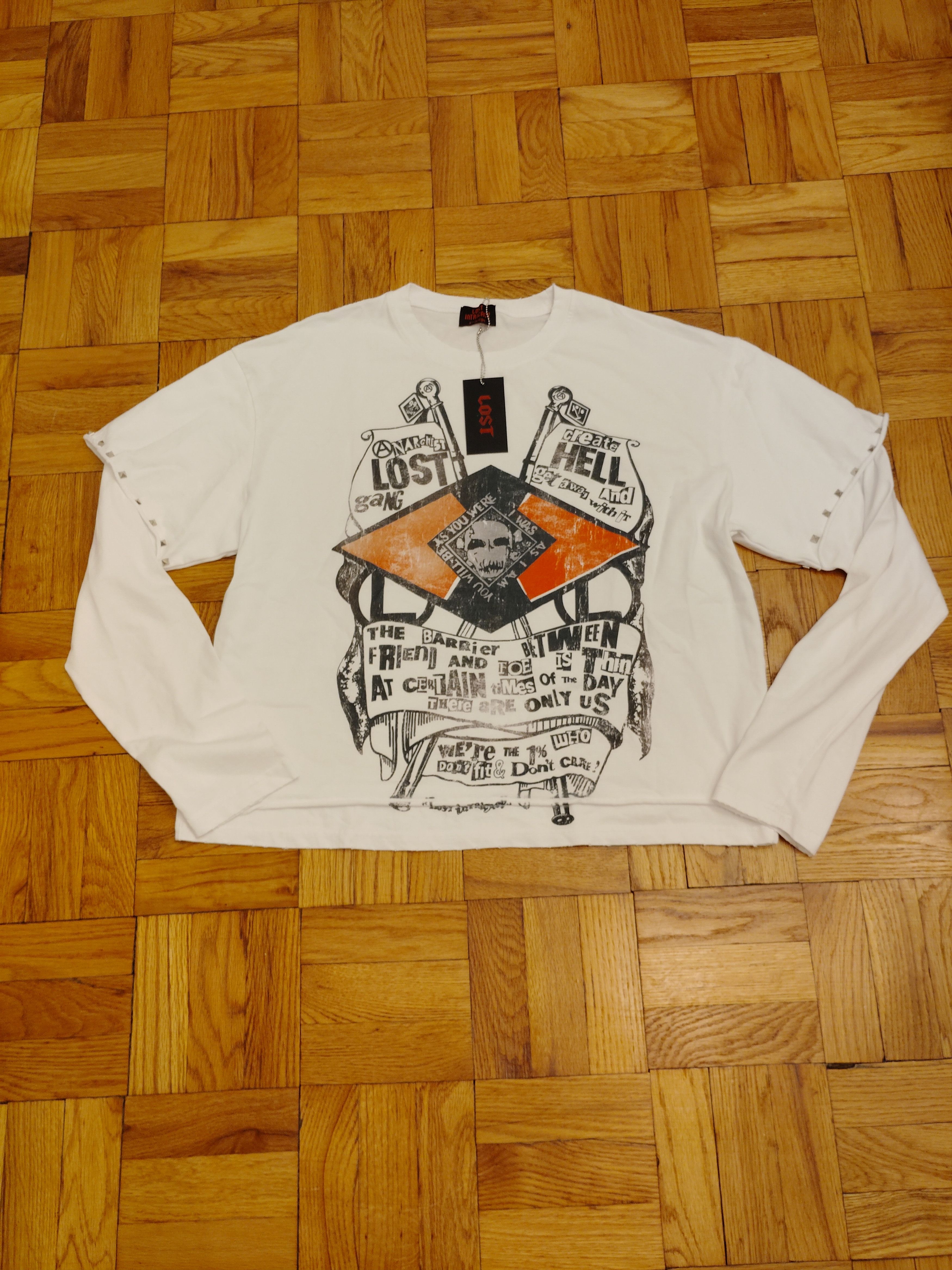 LOST INTRICACY Lost Intricacy White Westwood Long Sleeve Size Medium Size US XL / EU 56 / 4 - 8 Thumbnail