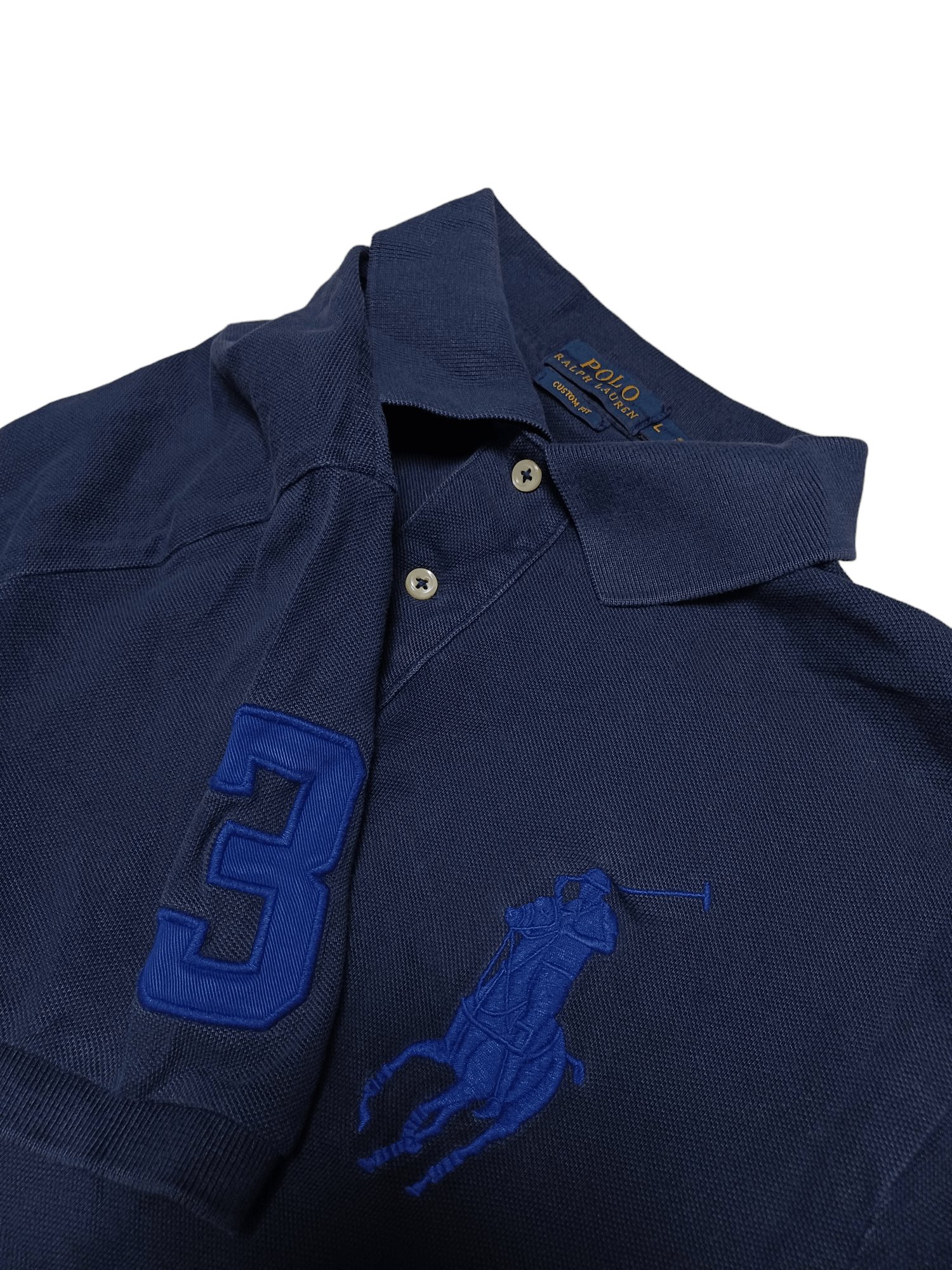 Polo Ralph Lauren VINTAGE 90S POLO RALPH LAUREN BIGPONY COLLECTION POLO SHIRT Size US L / EU 52-54 / 3 - 2 Thumbnail