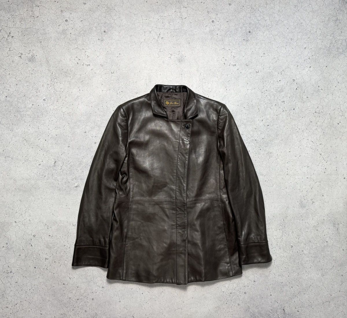 Loro Piana Loro Piana Leather Coat Jacket Luxury Very Vintage Women’s Size L / US 10 / IT 46 - 1 Thumbnail