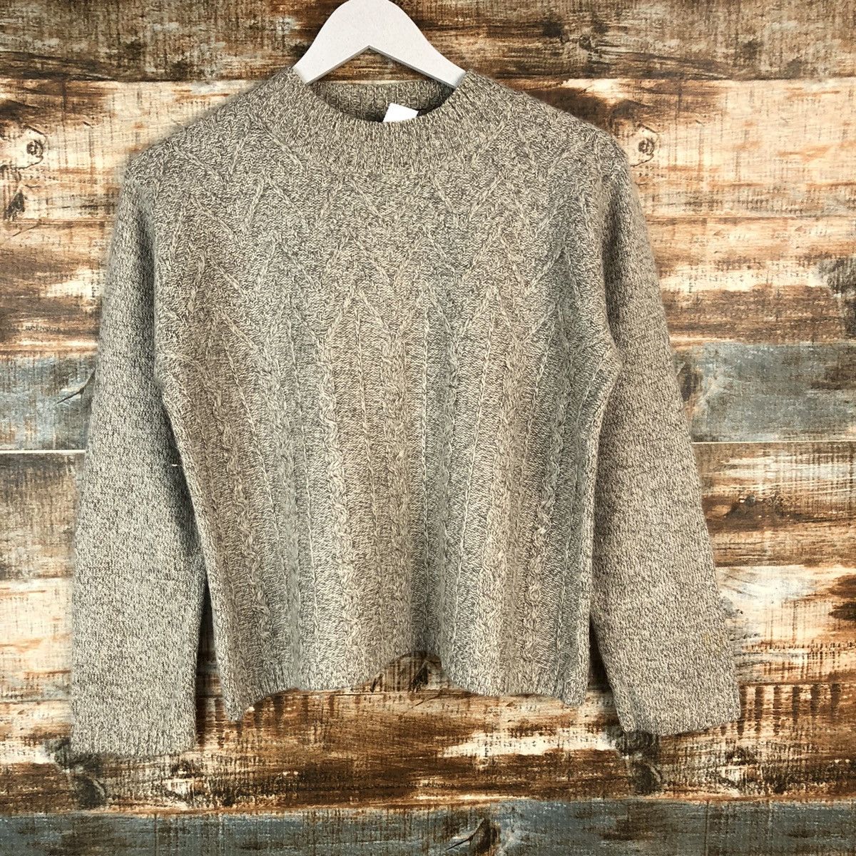Homespun Knitwear × Japanese Brand Lya Bacot japan vintage Grey Knitwear #A1737 Size S / US 4 / IT 40 - 3 Thumbnail