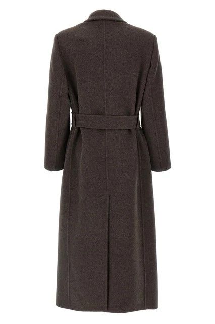 Brunello Cucinelli BRUNELLO CUCINELLI $10300 Rust Brown WoolCashmere Coat Size S / US 4 / IT 40 - 2 Thumbnail