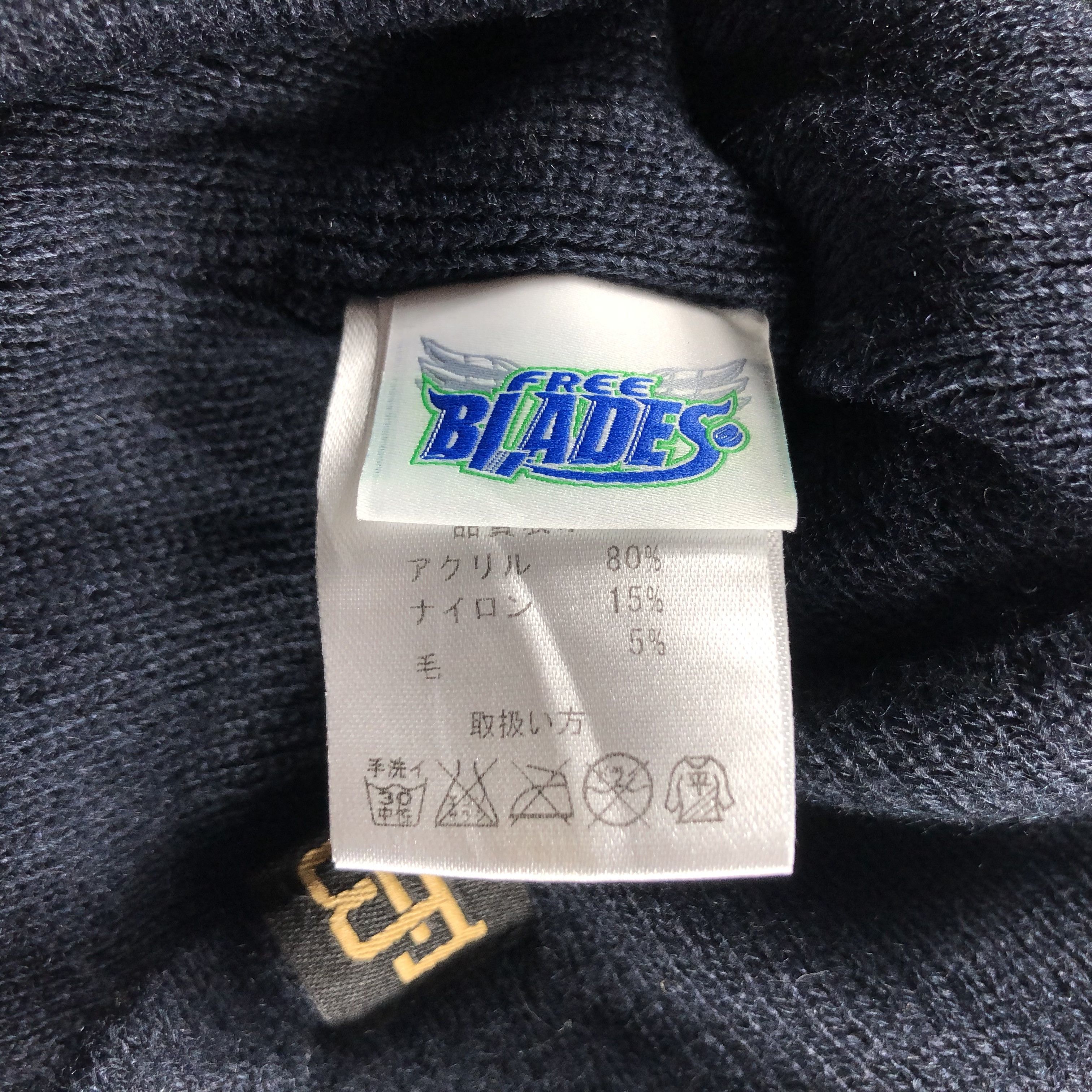 Japanese Brand × Vintage Free Blades Fair Isle Beanie Snow Hat Snow Cap -D384 Size ONE SIZE - 6 Thumbnail