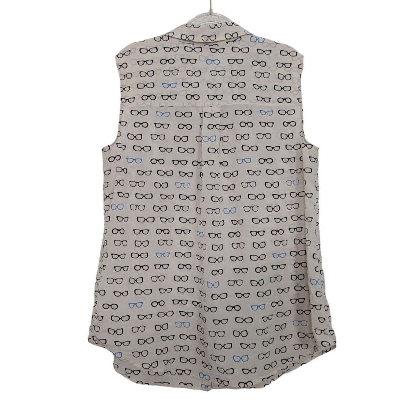 Talbots Talbots Sunglass Nantucket Top Womens Size XL White Novelty Size XL / US 12-14 / IT 48-50 - 5 Thumbnail