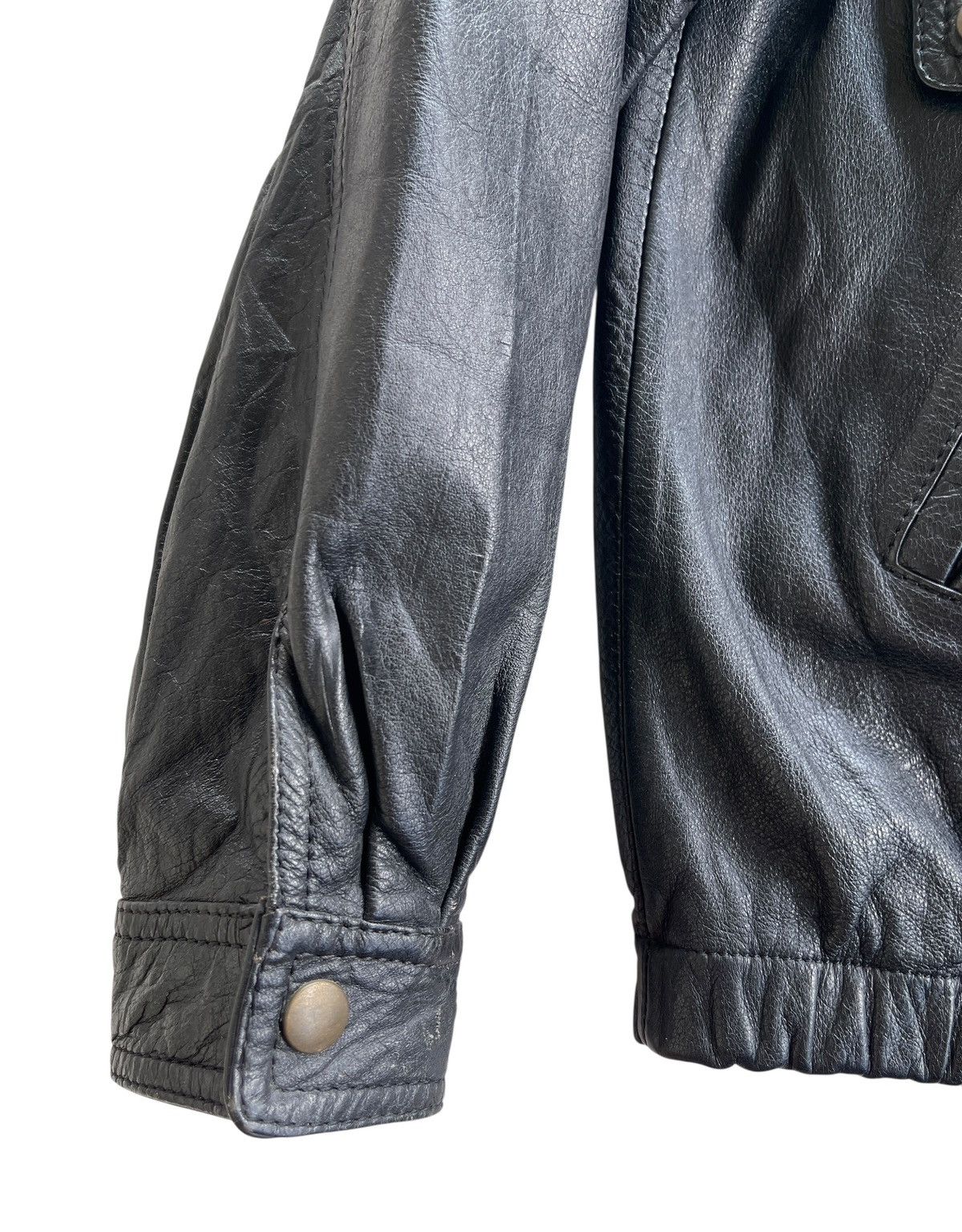Vintage Bugatti G-1 Blouson Cowhide Leather Boa Collar Jacket Size US L / EU 52-54 / 3 - 15 Thumbnail