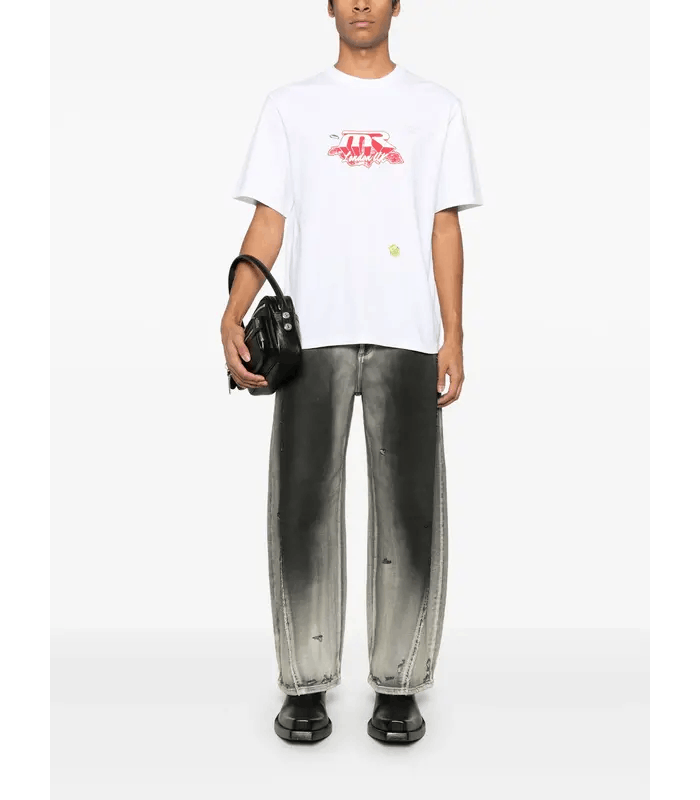 Martine Rose o1mle0226 Classic T-Shirt in White Size US L / EU 52-54 / 3 - 2 Thumbnail