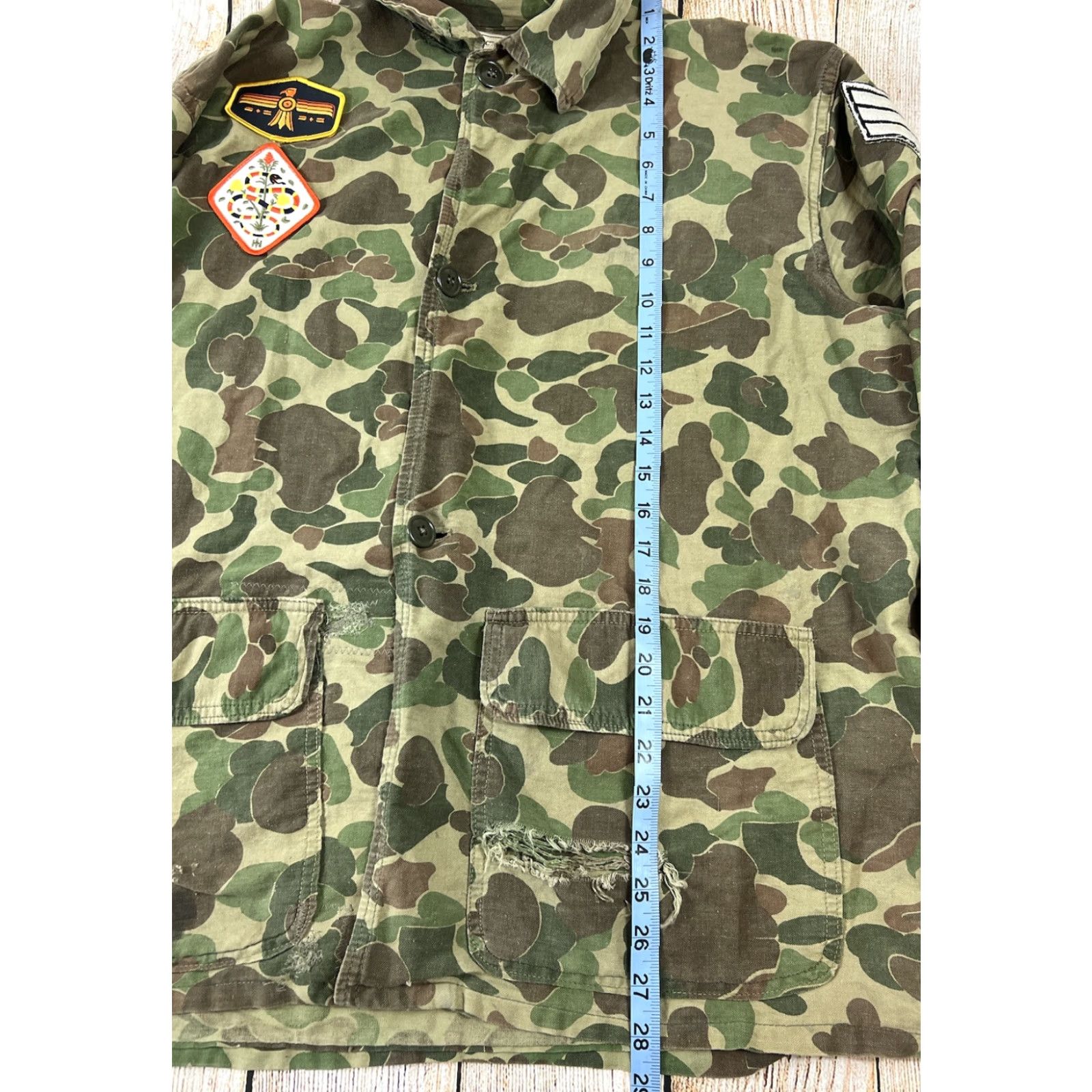 Vintage VINTAGE Active Sportswear Jacket Camouflage Button Hunting Military XL Men Size US XL / EU 56 / 4 - 7 Thumbnail