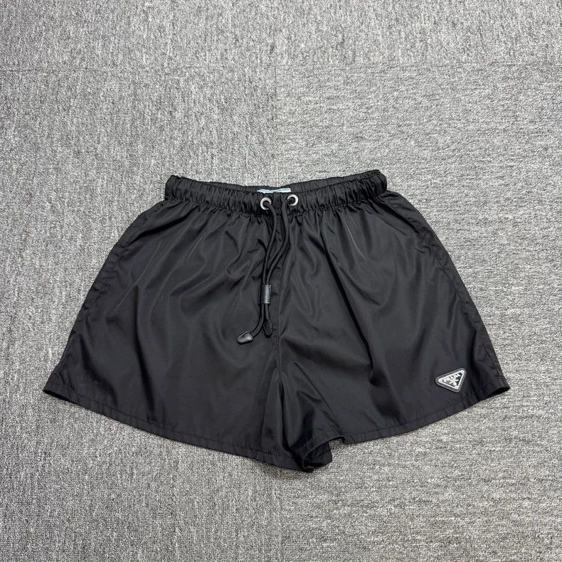 Prada Prada Metal nylon triangle drawstring functional shorts 250 Size US 26 / EU 42 - 3 Thumbnail