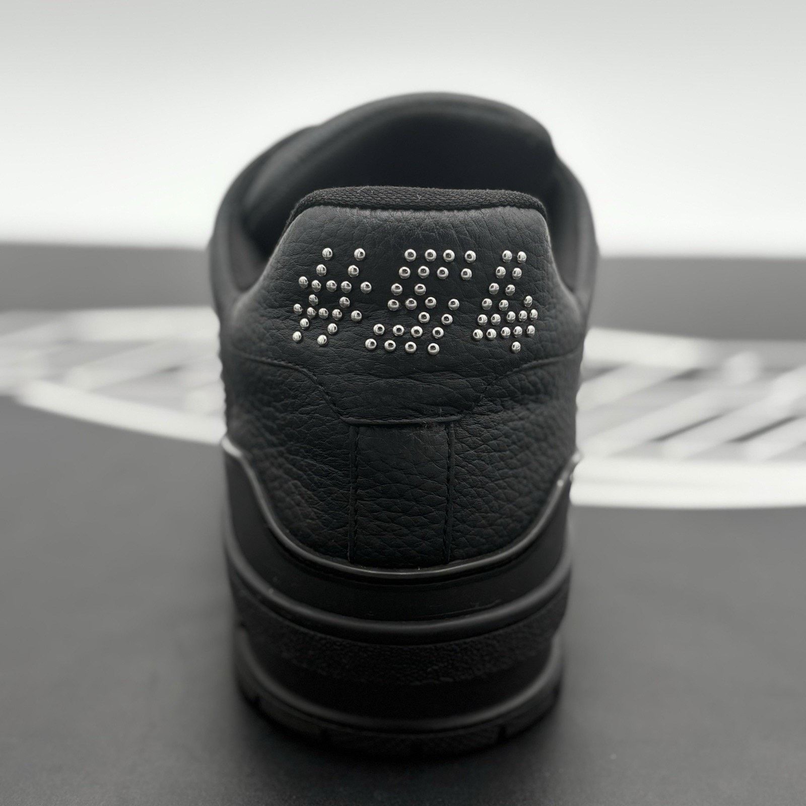 Louis Vuitton 9-9.5 Louis Vuitton Studded Trainer ' Black ' | SUPER CLEAN! Size US 9 / EU 42 - 9 Thumbnail