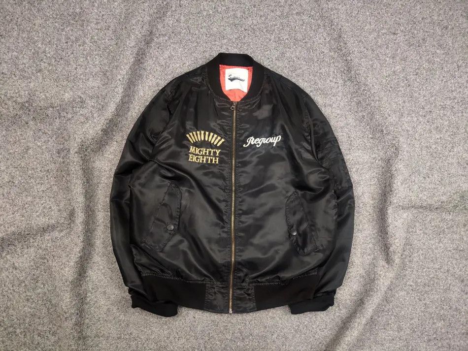 Vintage 90's Us Army Special Forces Regroup Bomber Jacket
