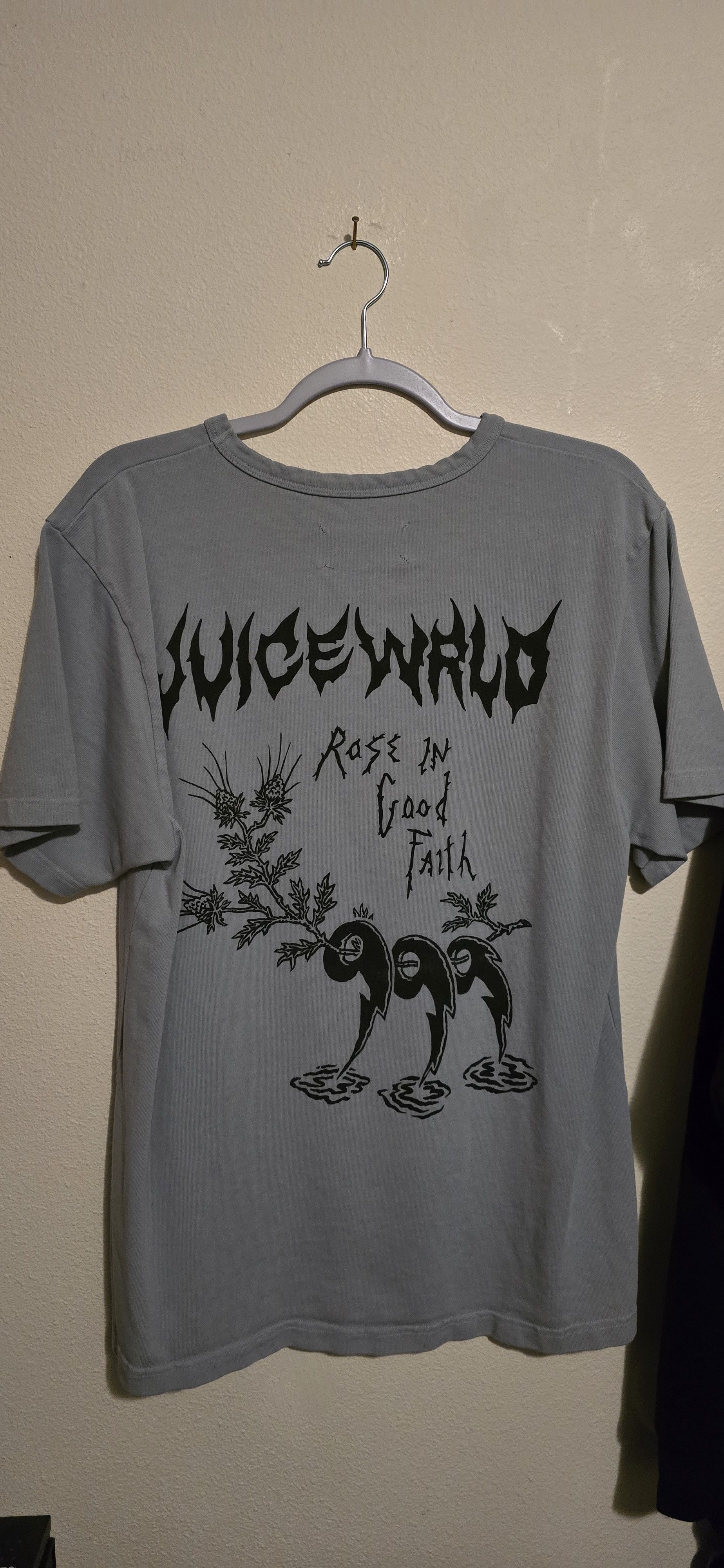 999 Club rose in good faith juice wrld t-shirt Size US L / EU 52-54 / 3 - 2 Thumbnail