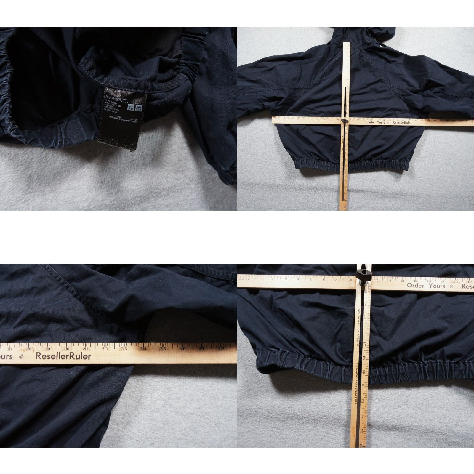 Uniqlo Uniqlo Jacket Womens XS Blue JW Anderson Full Zip Hooded Dolman Sleeve Ladies Size XS / US 0-2 / IT 36-38 - 8 Thumbnail