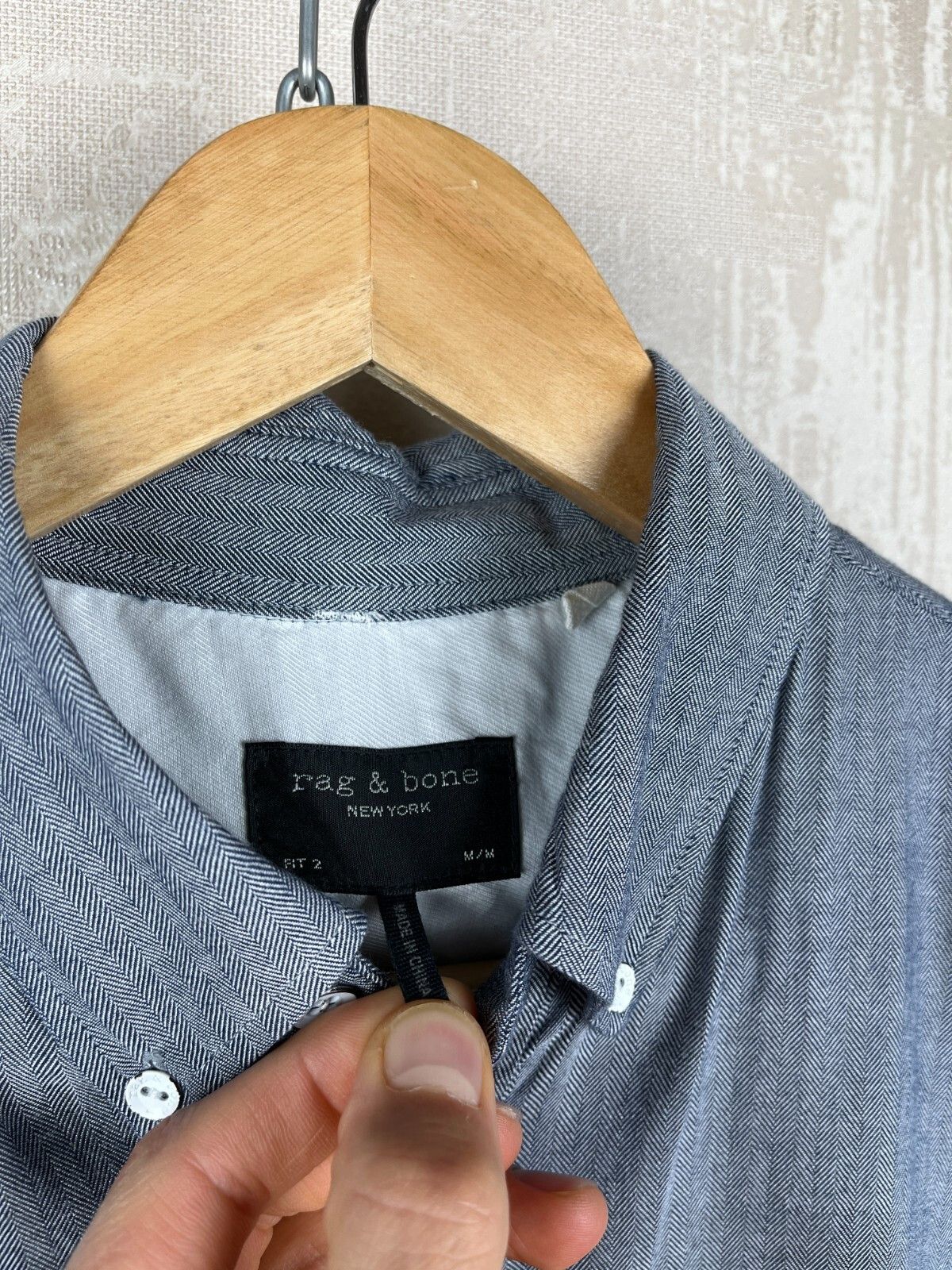 Rag & Bone Rag & Bone New York Cotton Long Sleeve Shirt Button Down Size US M / EU 48-50 / 2 - 4 Thumbnail